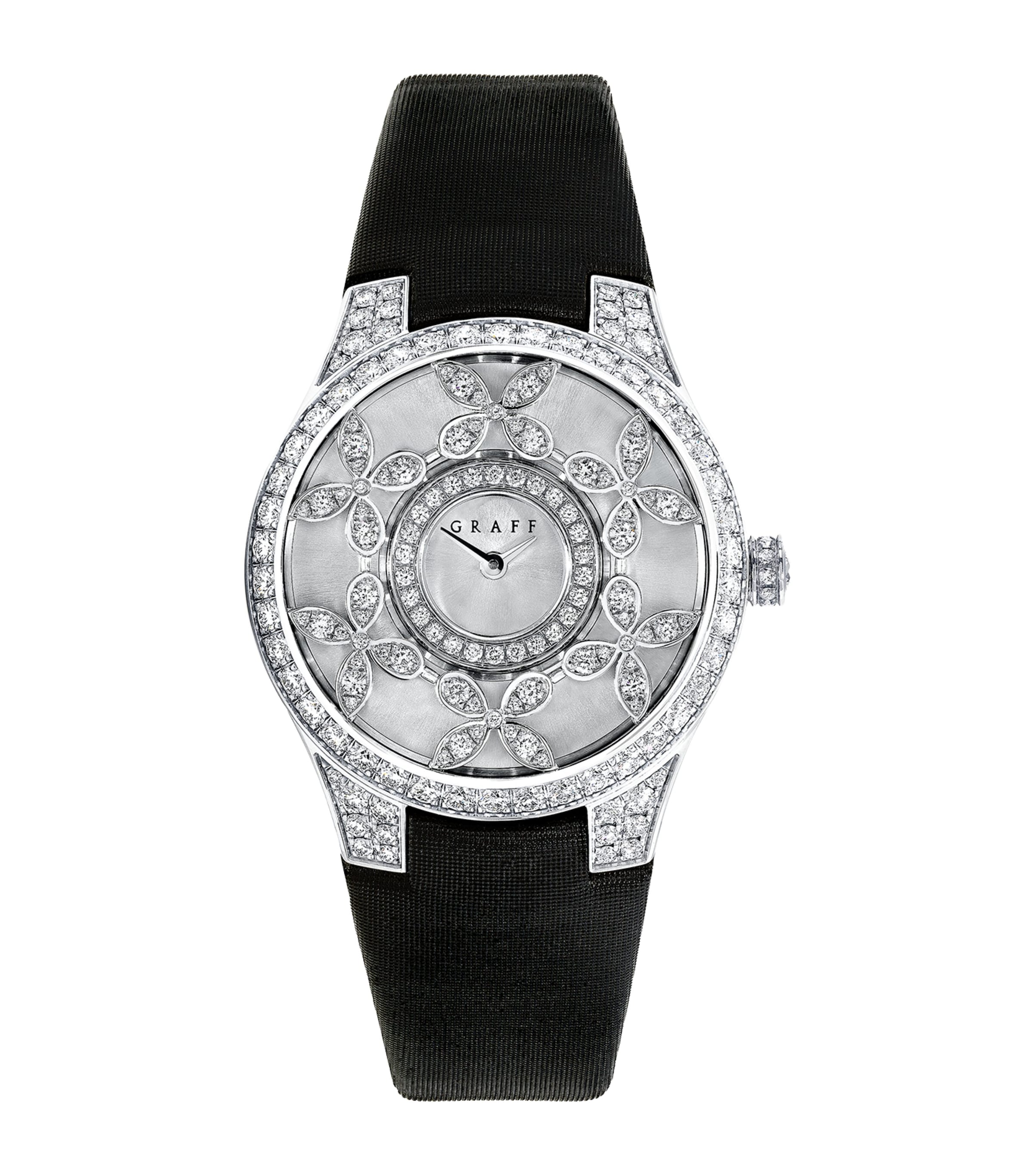 Platinum and Diamond Classic Butterfly Watch 28mm