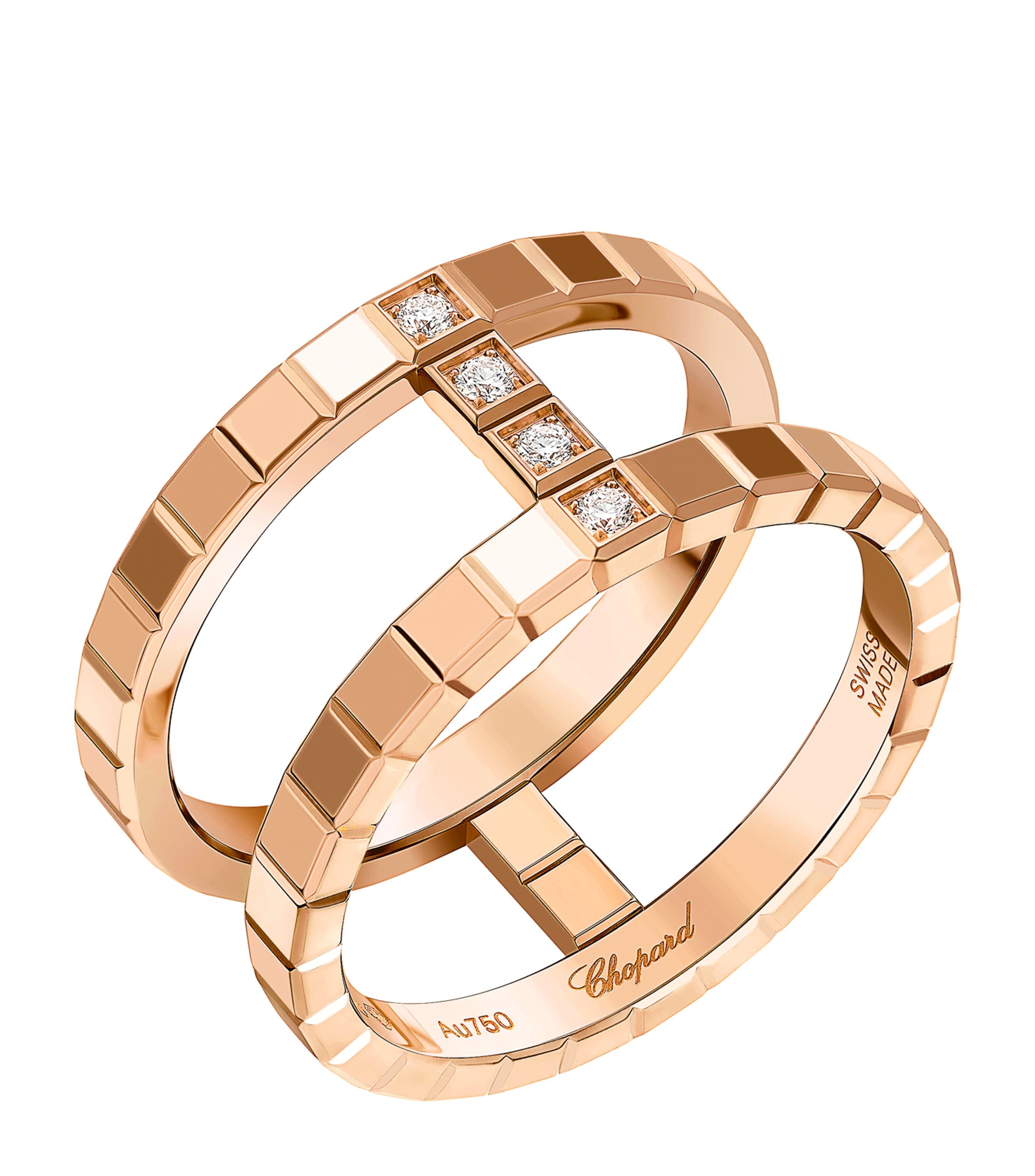 ハッピーダイヤモンド Chopard ショパール スクエア #10 リング