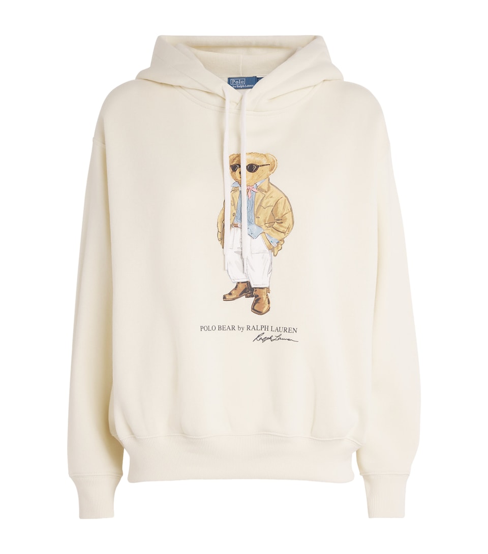 Cotton-Blend Polo Bear Hoodie