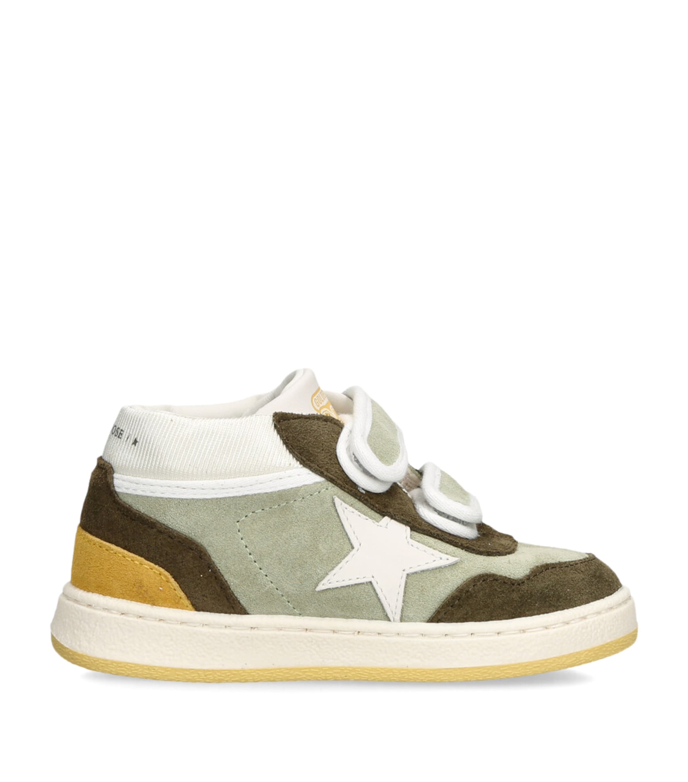 Golden Goose Suede June Sneakers Green Comb