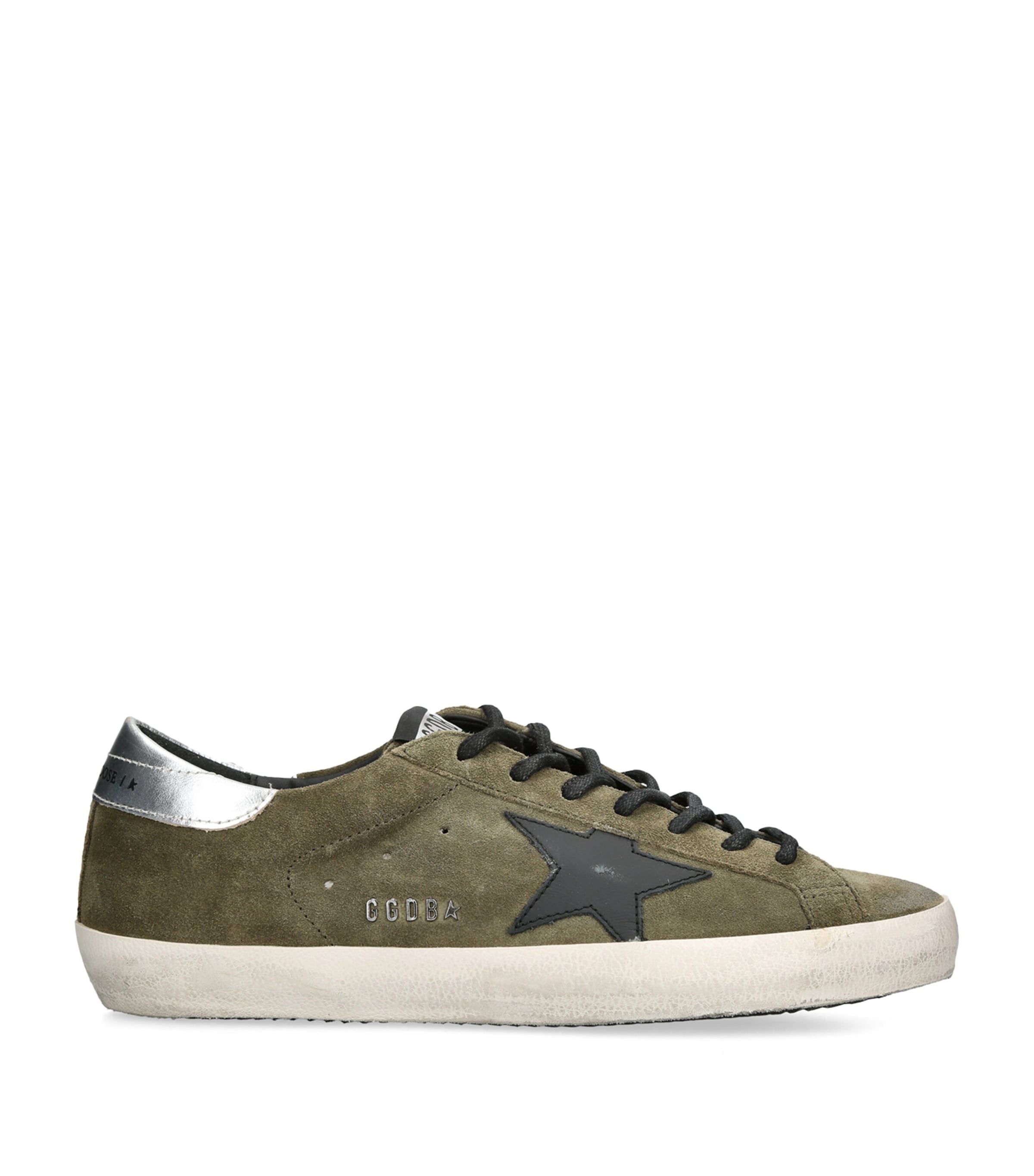 Golden Goose Suede Super Star Sneakers Khaki