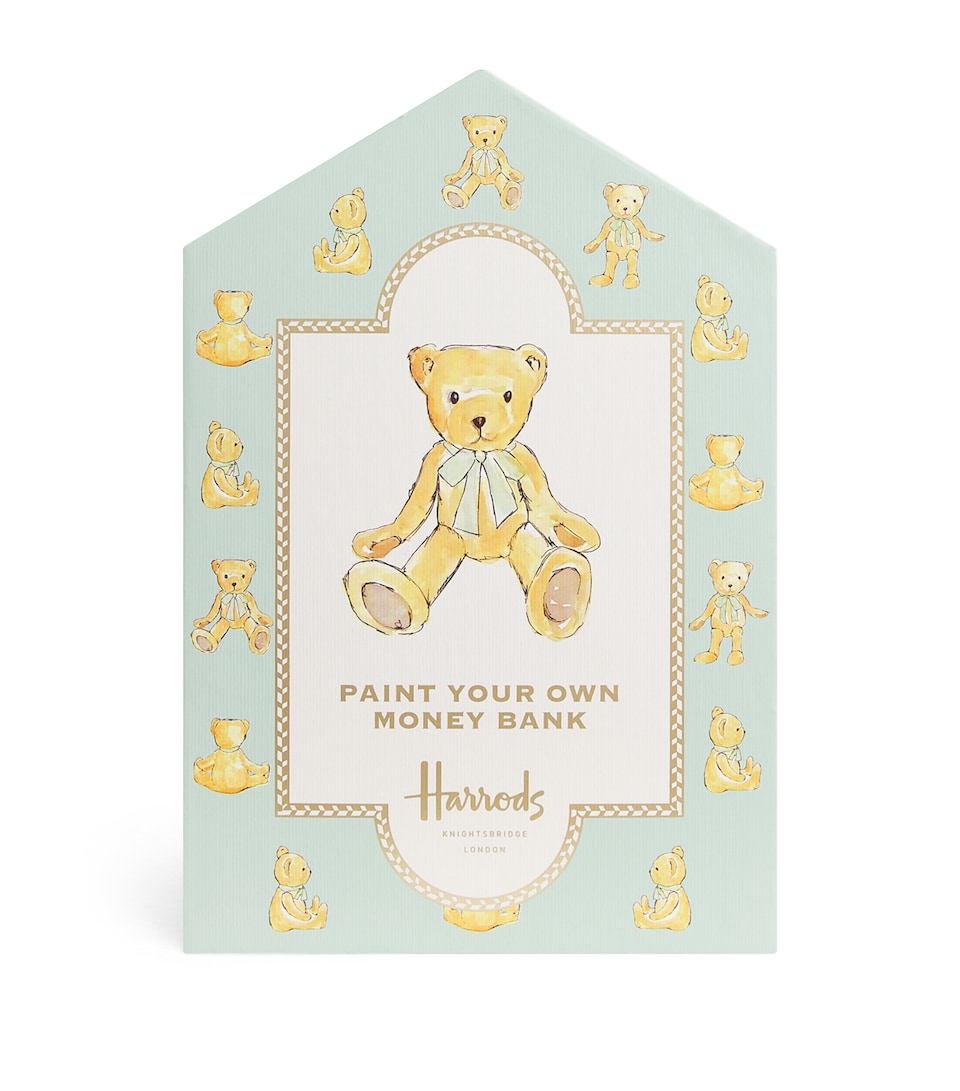 Harrods Bear Paint Your Own Money Bank