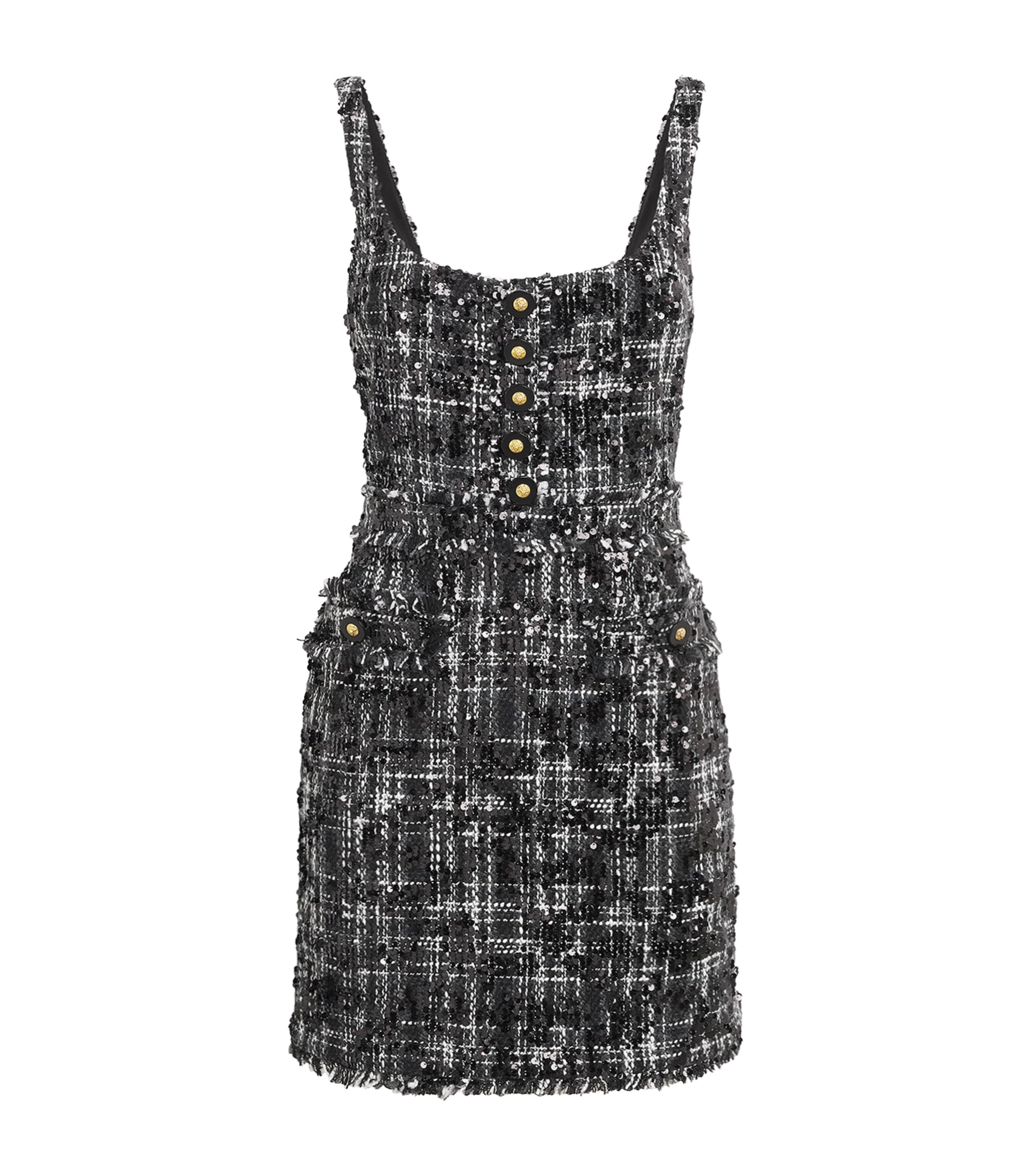 Tweed Sequinned Valli Mini Dress