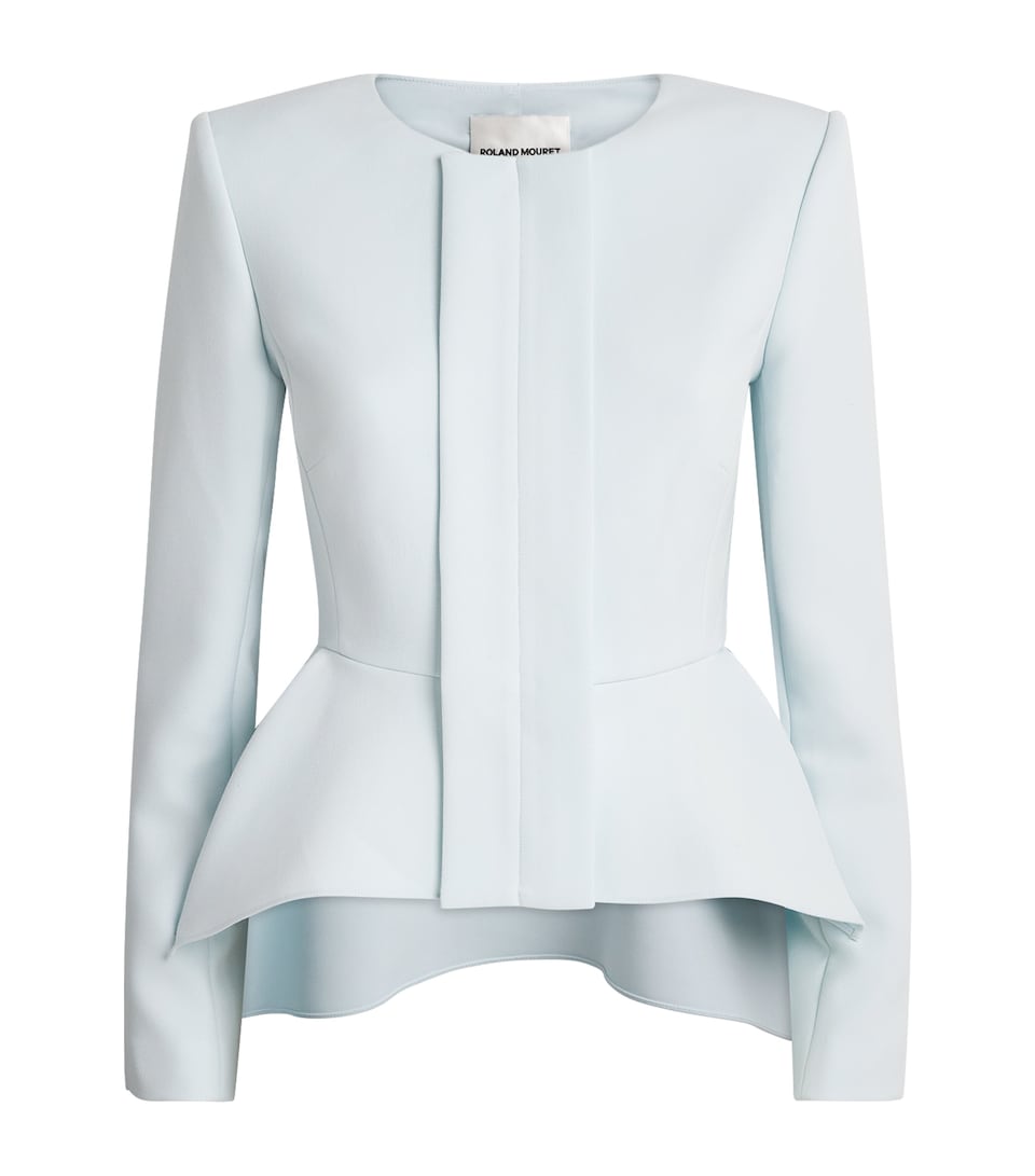Crepe Peplum Jacket