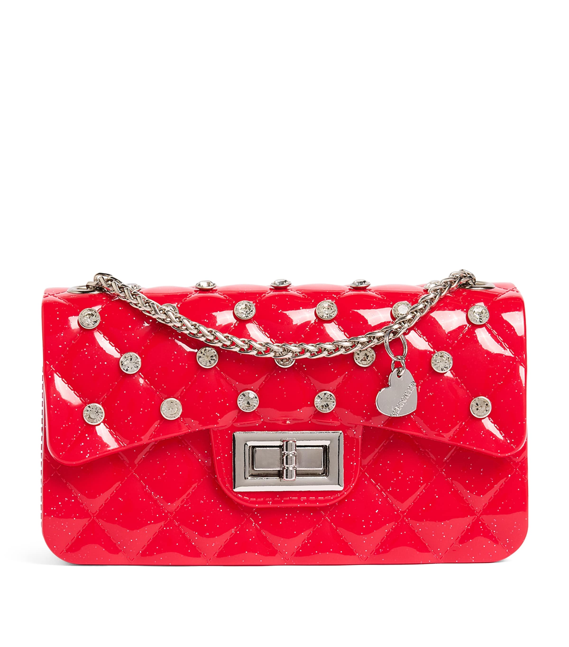 Monnalisa Embellished Shoulder Bag Rubino