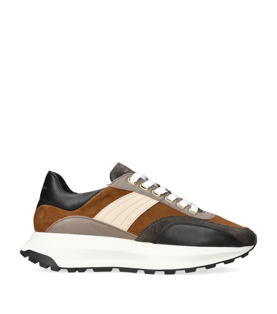 Kurt Geiger London Leather Gaspar Sneakers Brown
