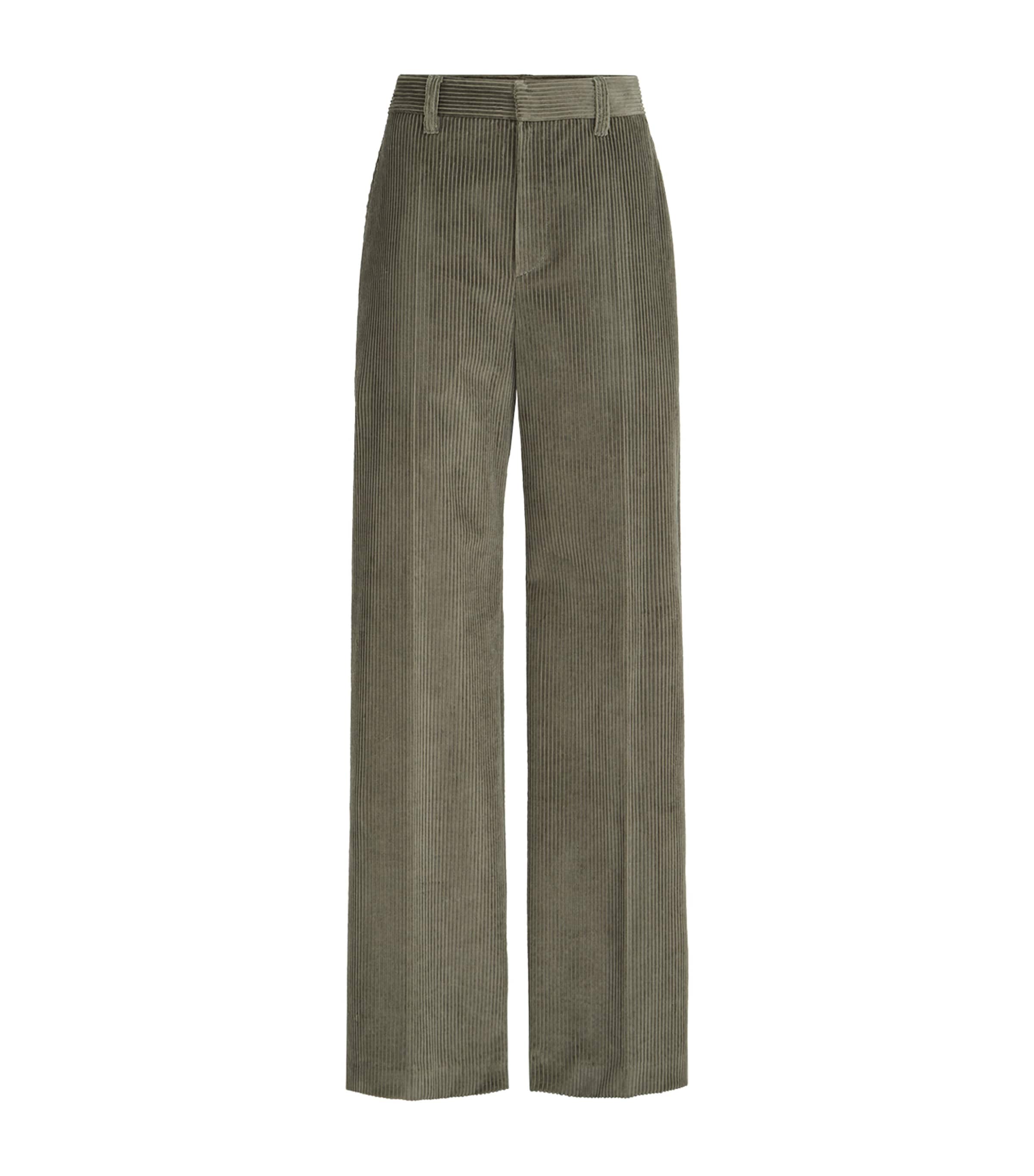 Brunello Cucinelli Womens Cotton Corduroy Tailored Trousers