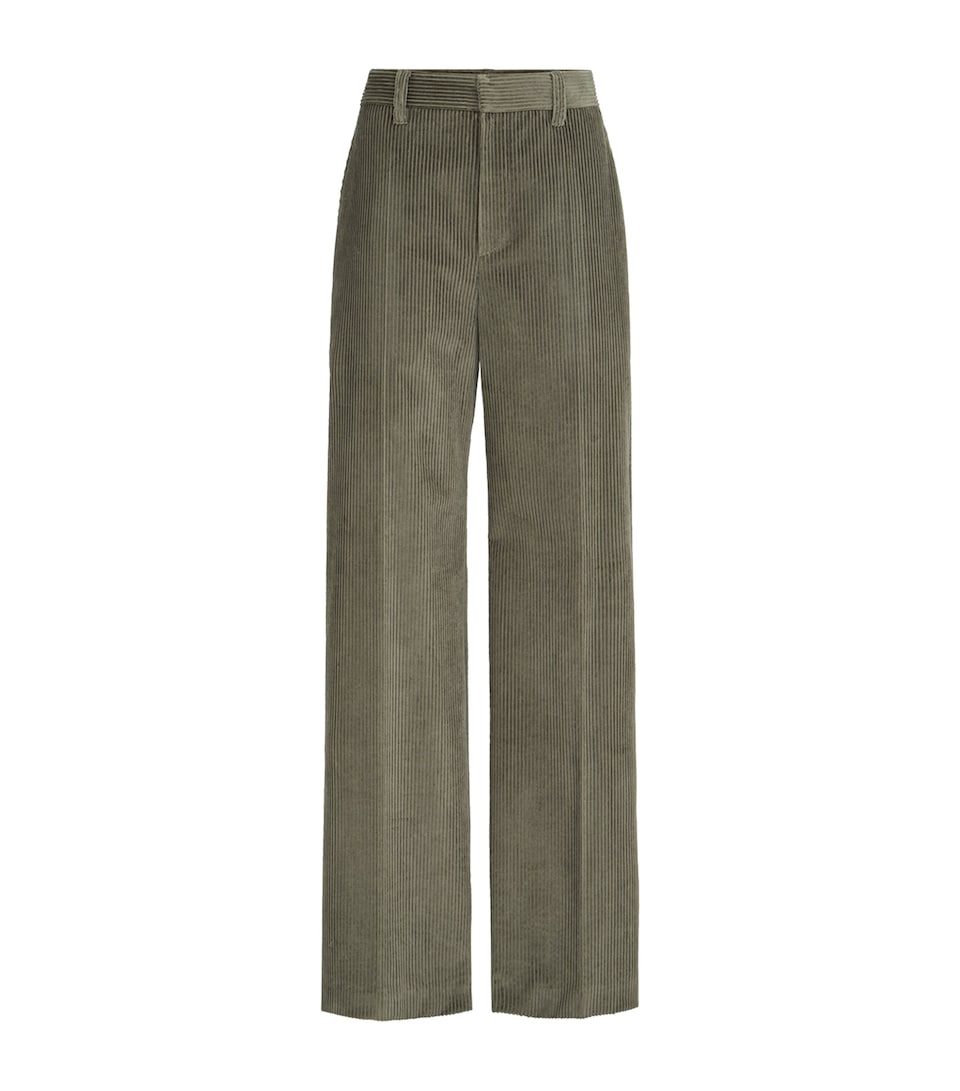 Brunello Cucinelli Womens Cotton Corduroy Tailored Trousers