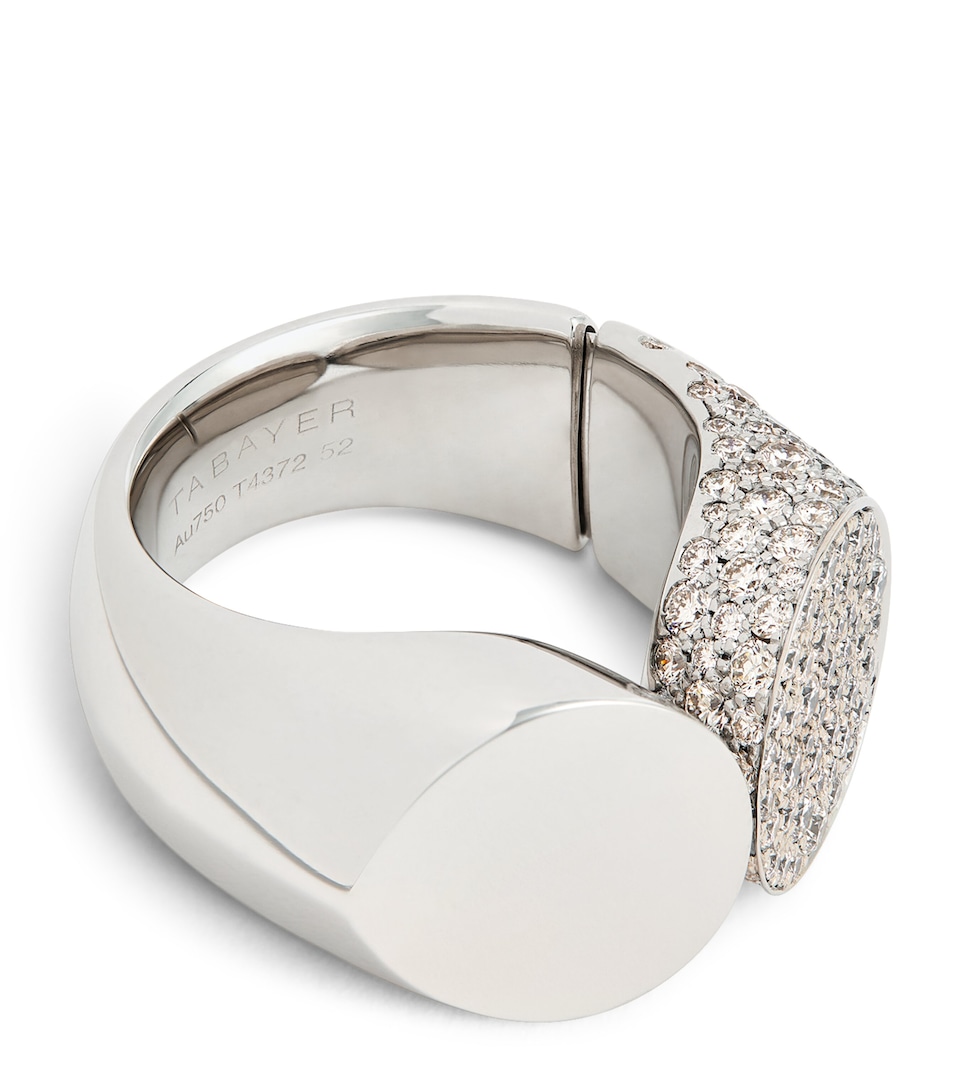 White Gold and Diamond Oera Edition 03 Ring