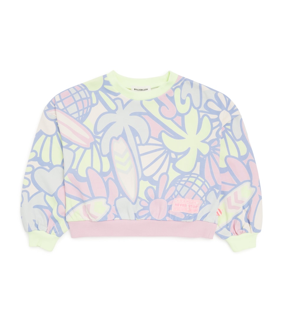 Cotton Floral Print Sweatshirt (2-12 Years)
