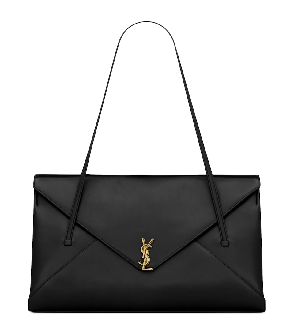 Saint Laurent Large Leather Simone Shoulder Bag