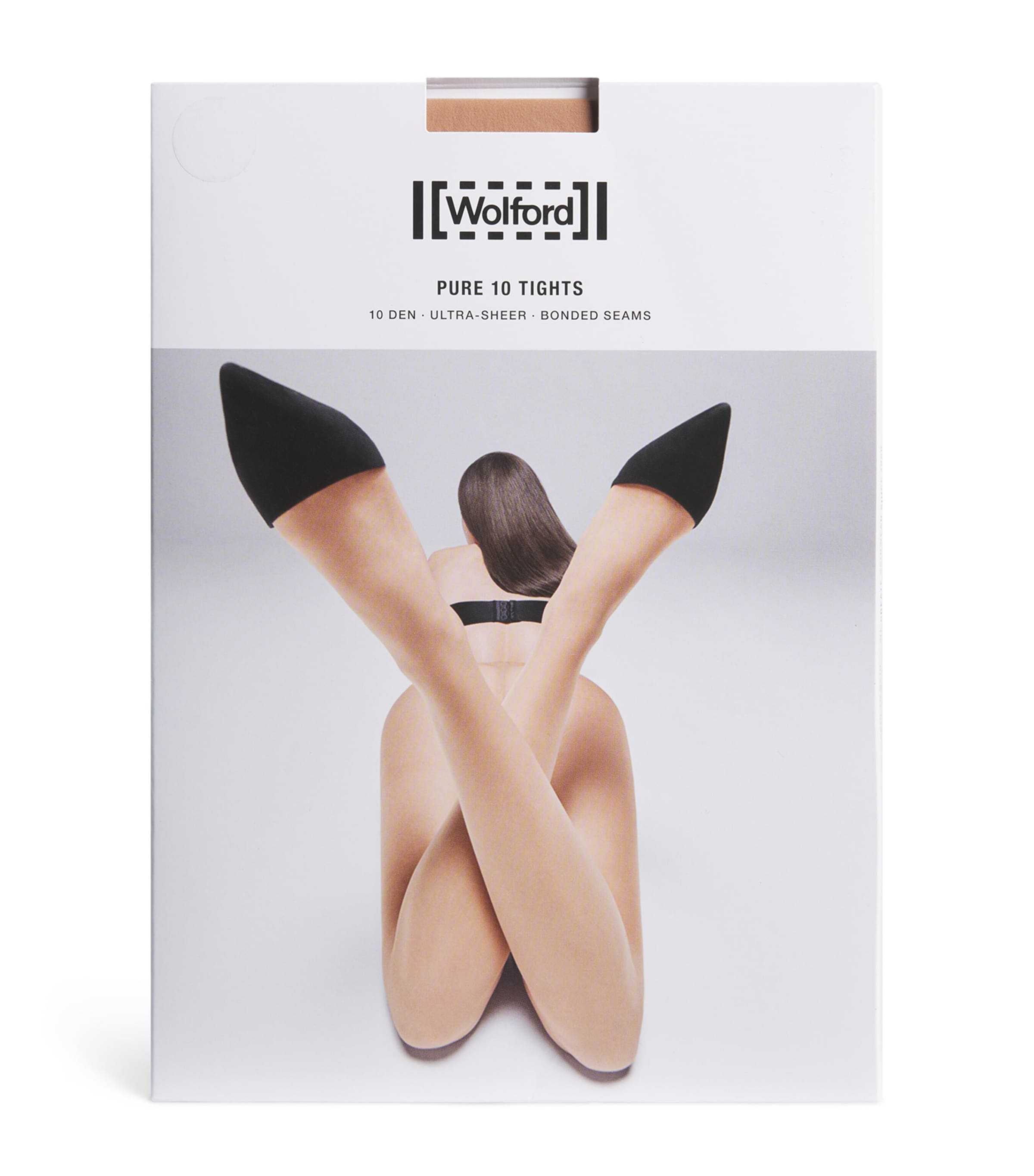 Wolford Womens Pure 10 Tights Gobi