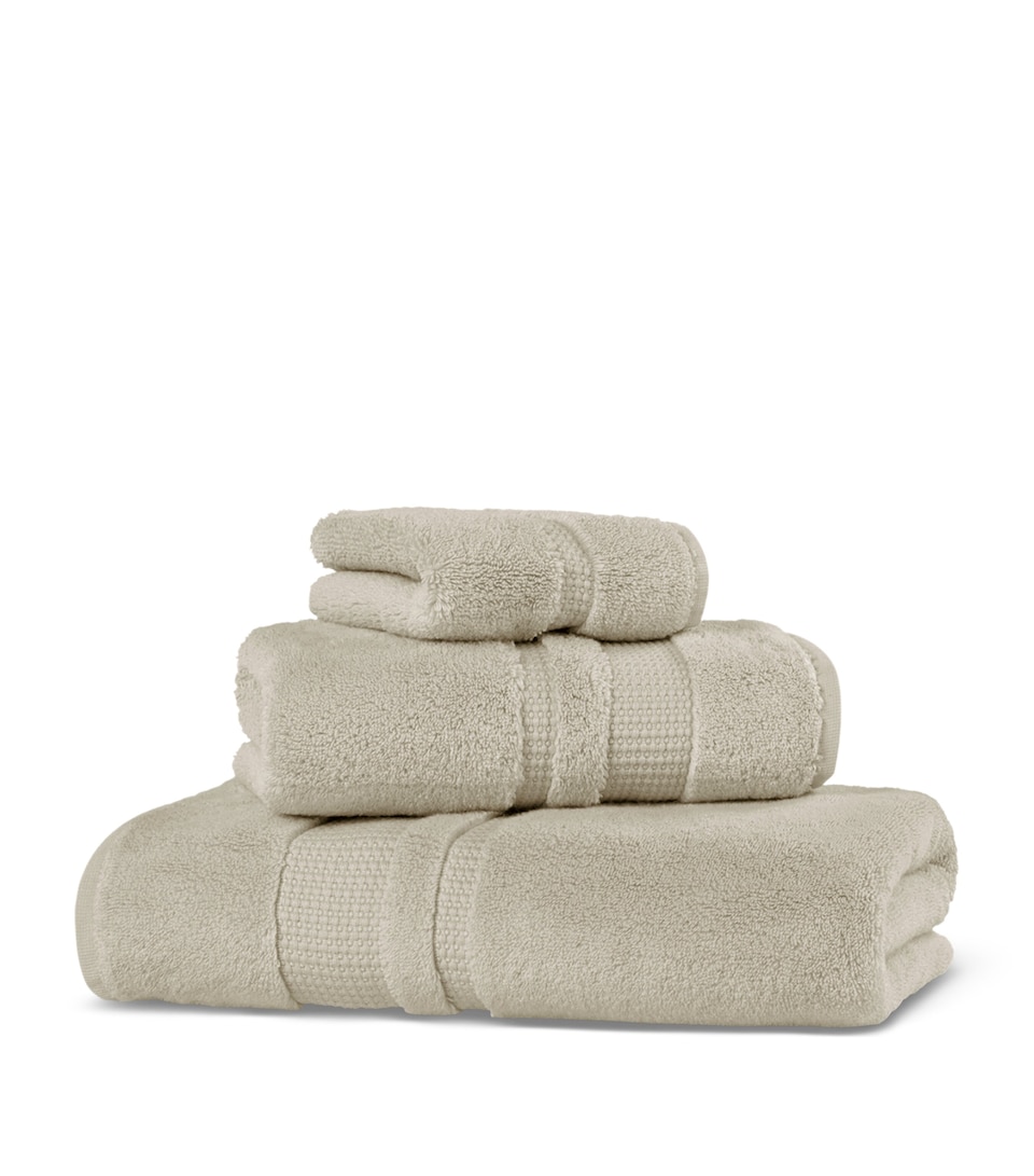 Hamam Cotton Pera Hand Towel (50cm x 100cm) Flax