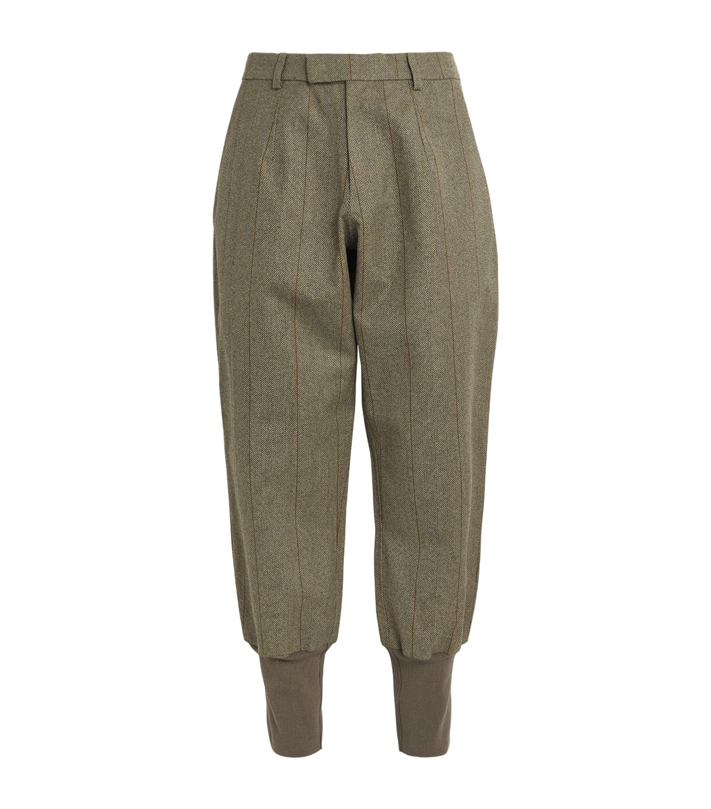 Purdey Mens Tweed Stripe Breek Trousers Cairn Tweed