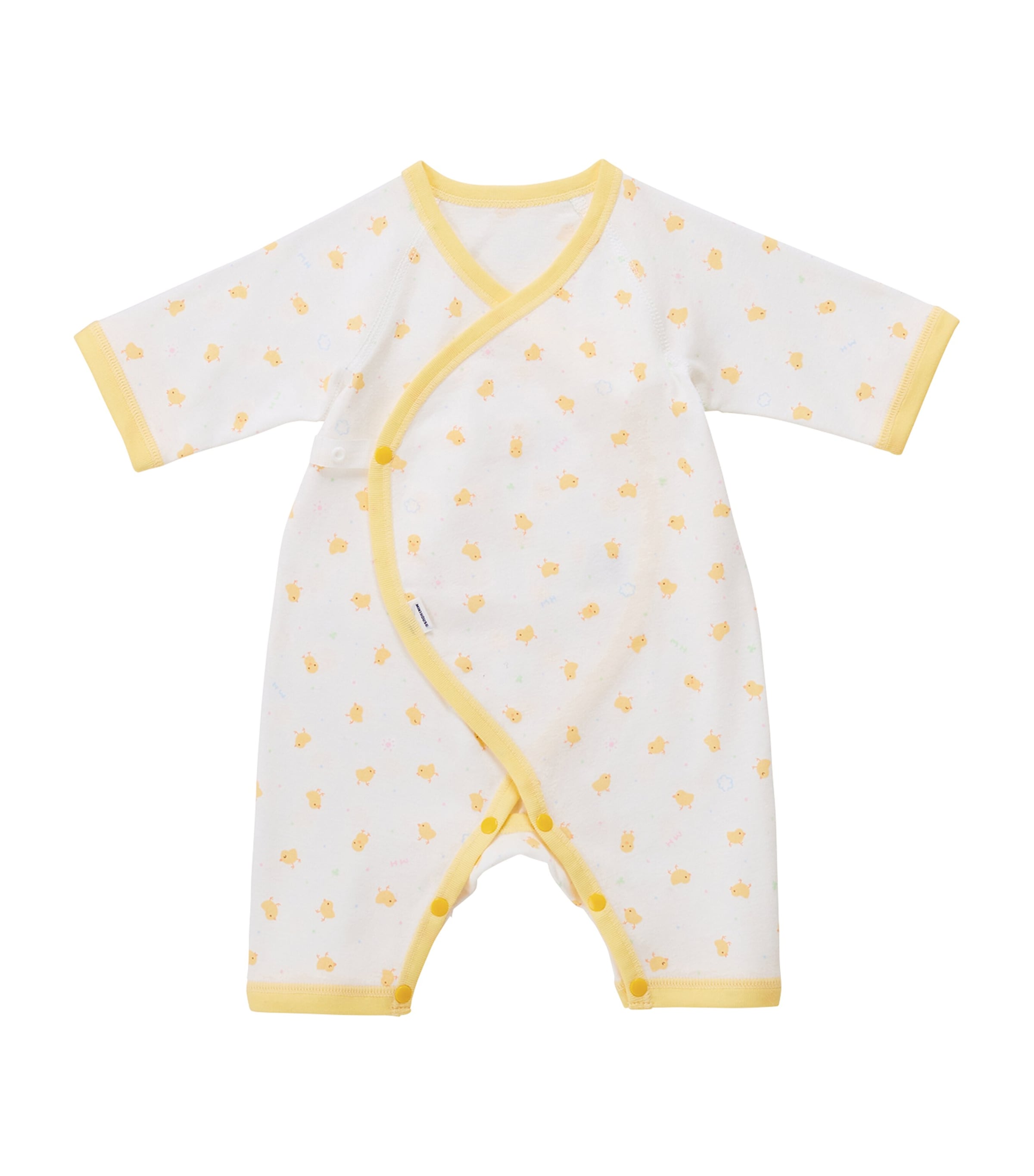 Miki House Cotton Chick Print Playsuit