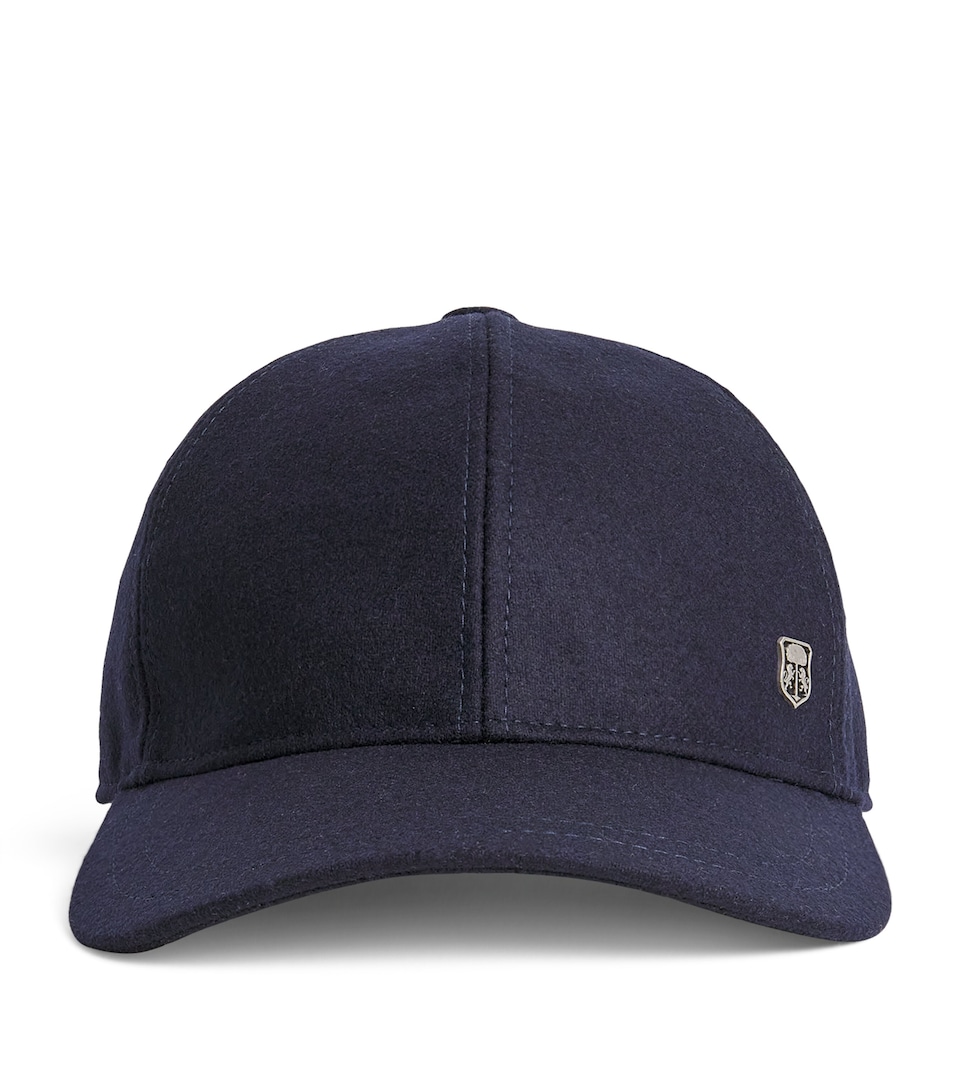 Virgin Wool Shield Baseball Cap