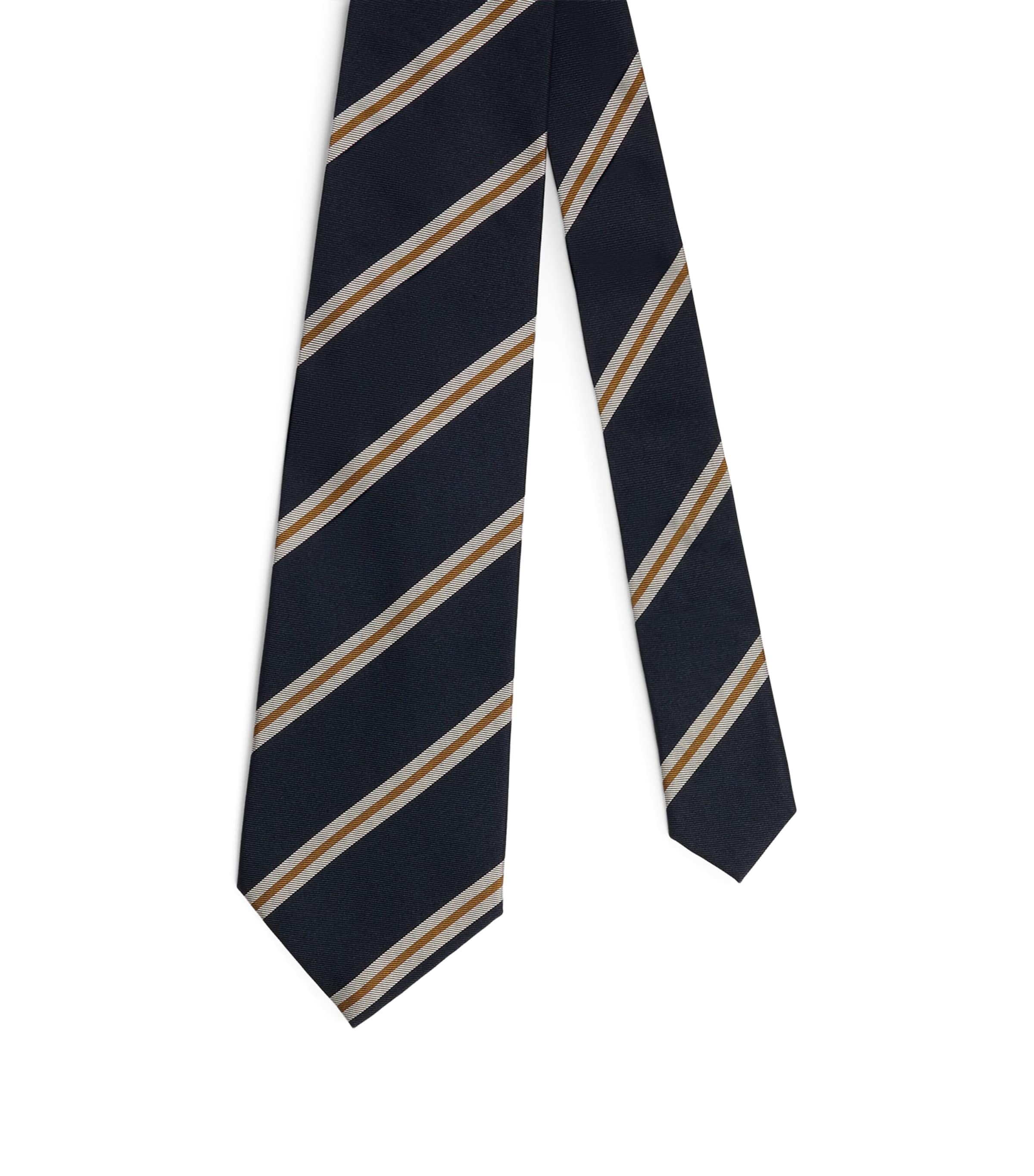 Dunhill Silk Grenadine Stripe Tie