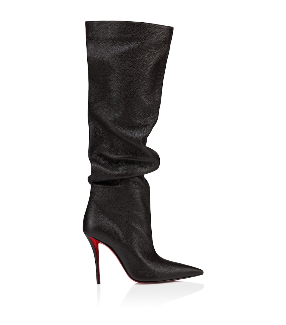 Christian Louboutin Zependris 100 Deer Leather Knee-High Boots