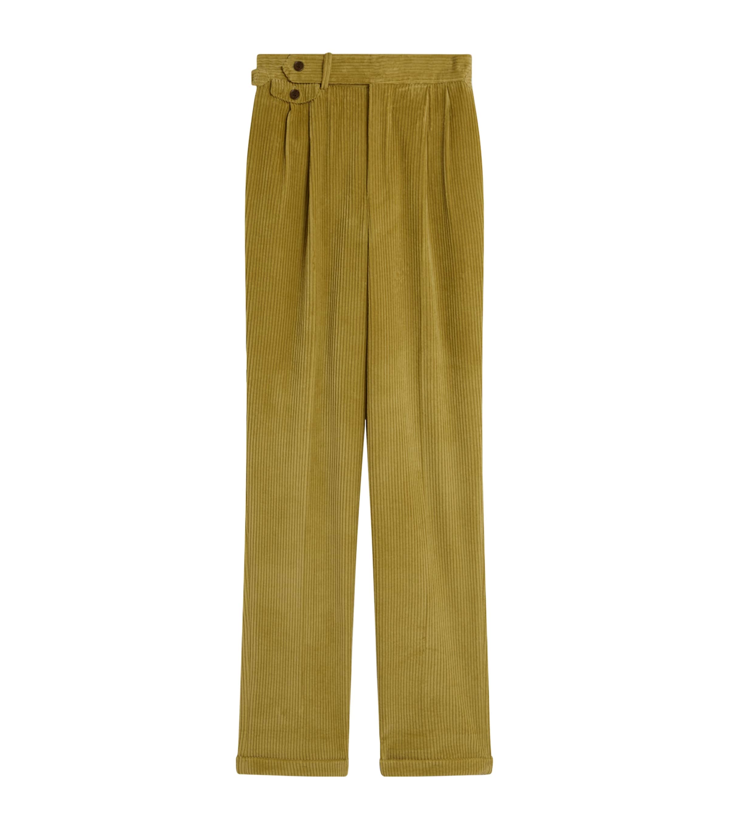 Cotton-Cashmere Corduroy Trousers