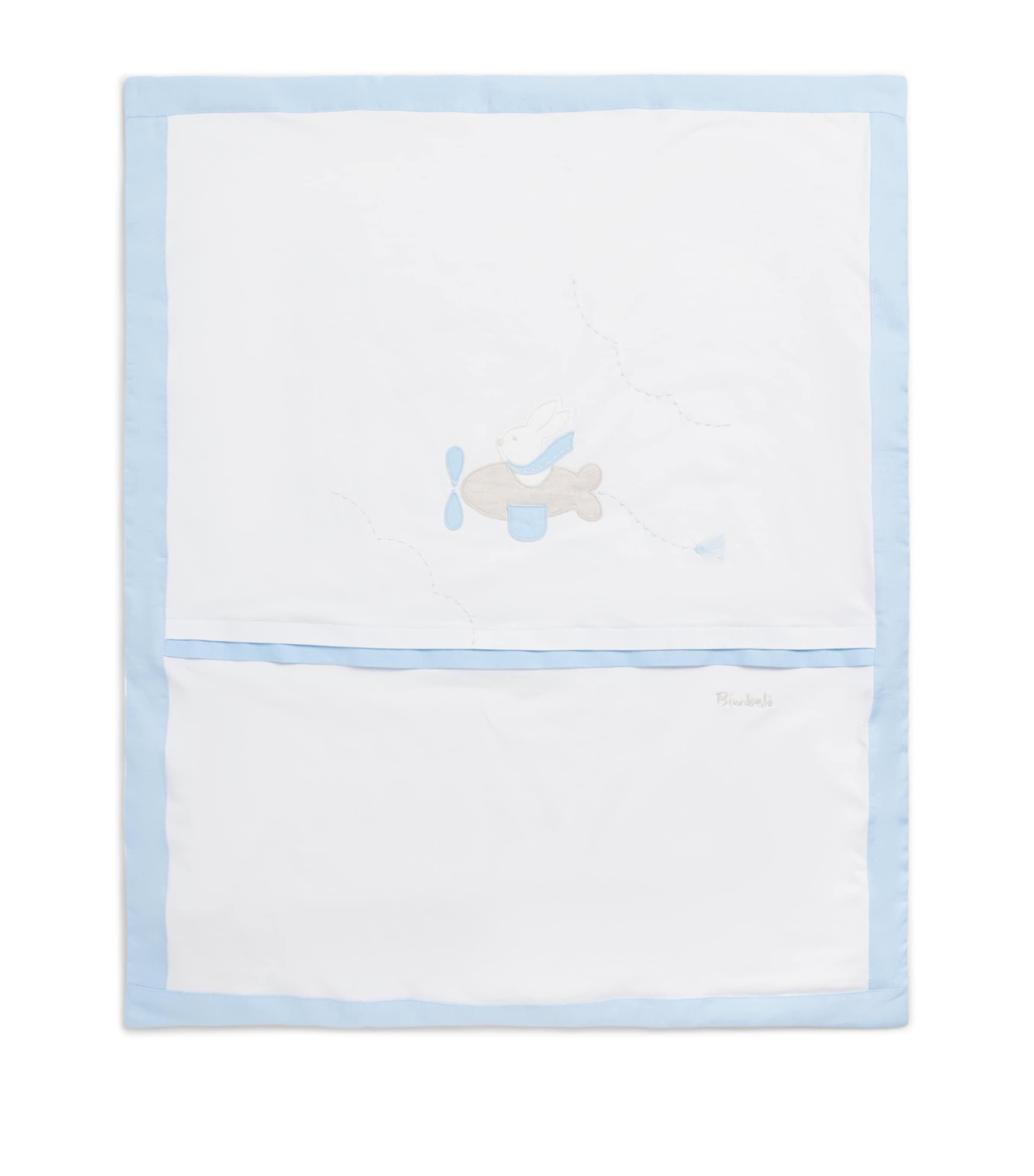 Cotton Bunny Airplane Blanket