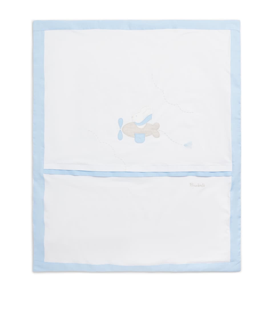 Cotton Bunny Airplane Blanket