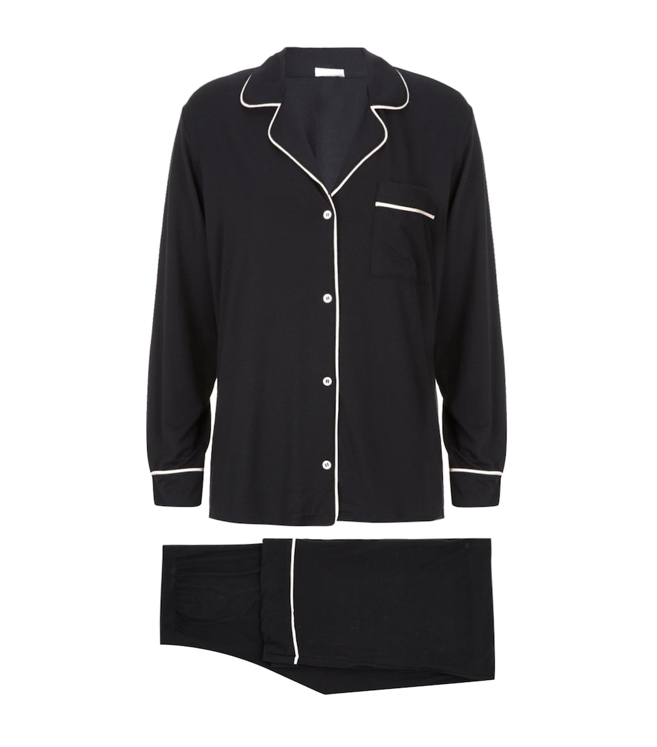 Gisele Long Piped Pyjama Set