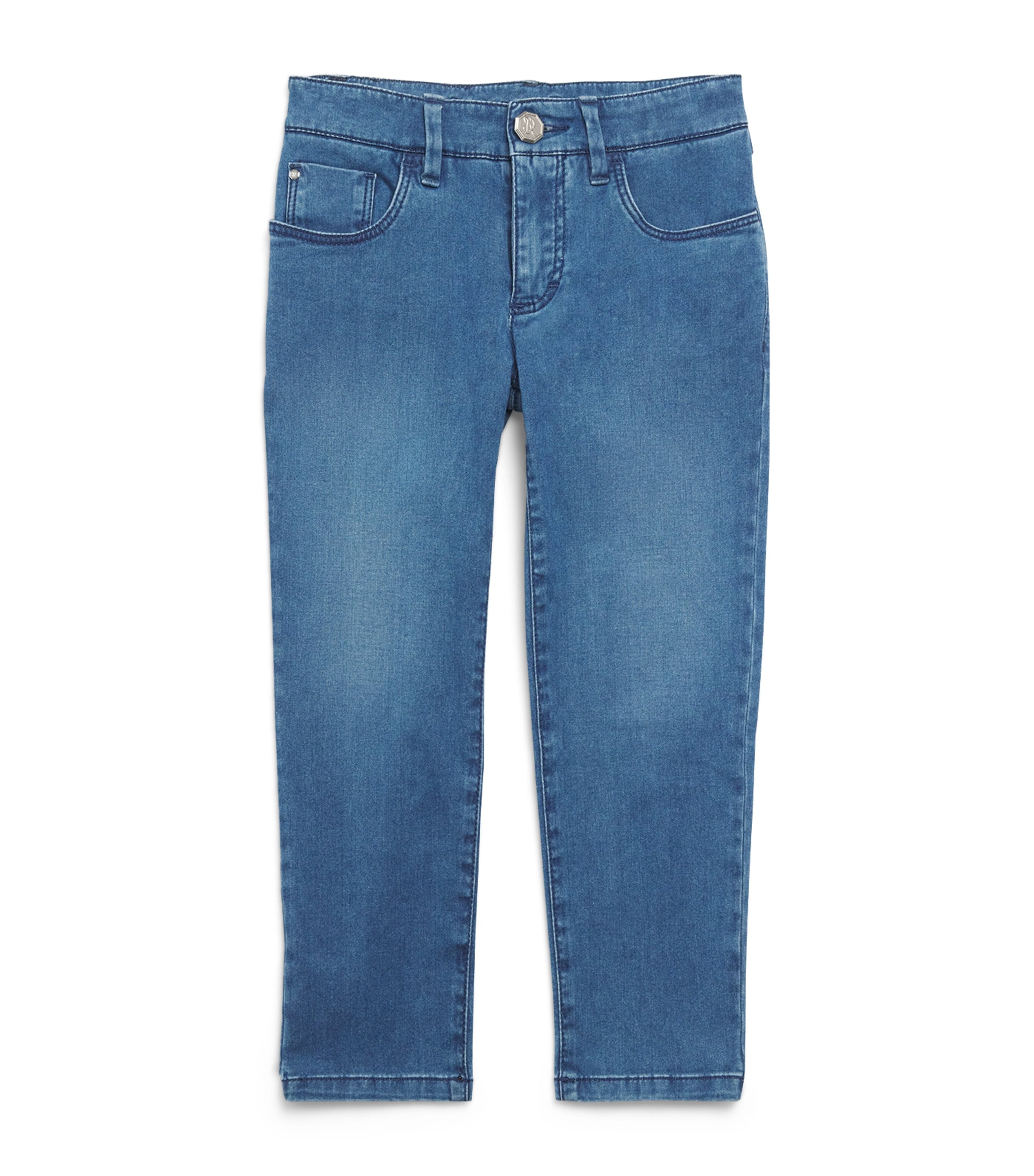 archive EMPORIO ARMANI ストレートデニム Emporio Armani Blue Straight Jeans | Harrods US