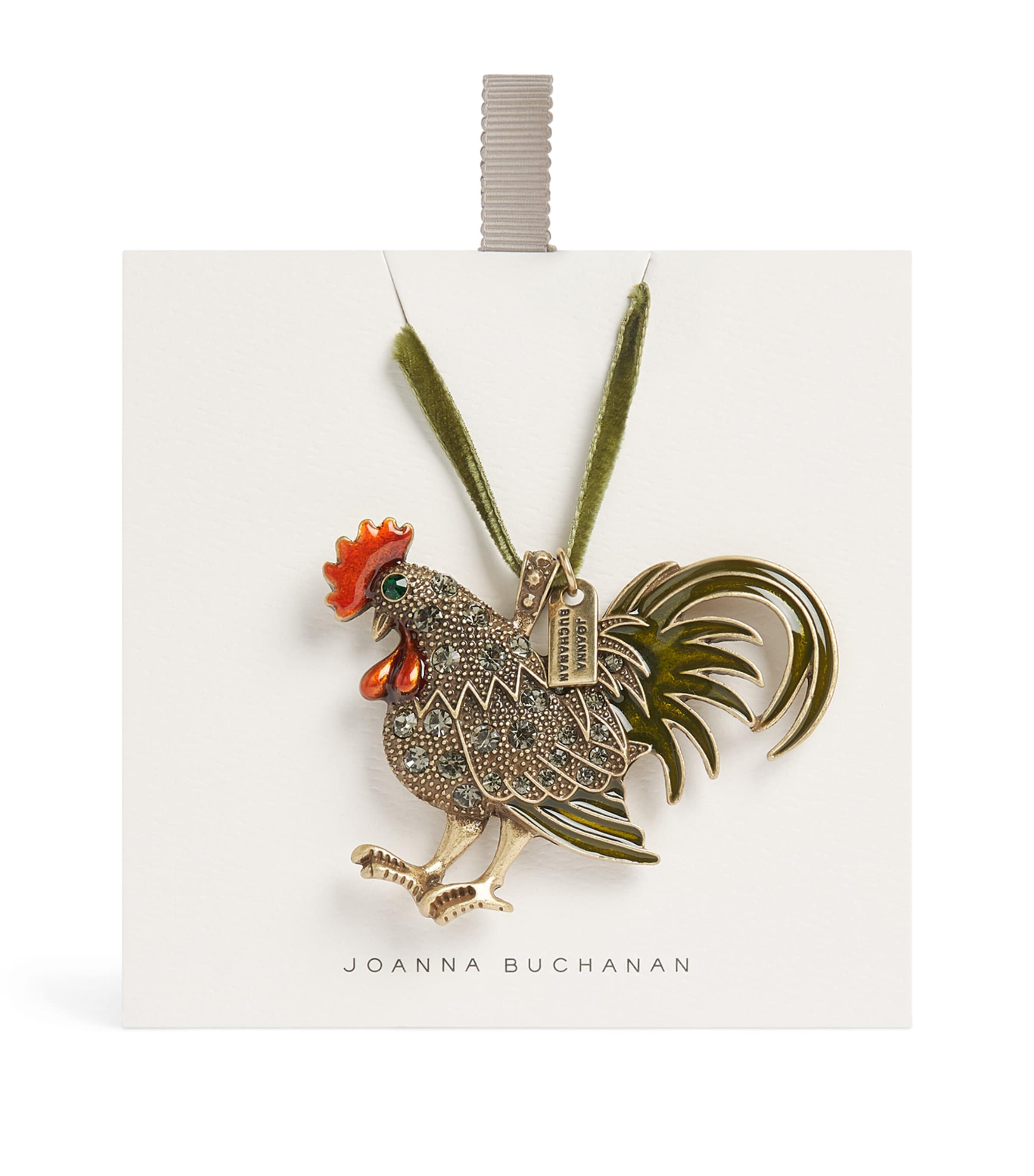 Joanna Buchanan Crystal-Embellished Rooster Tree Decoration