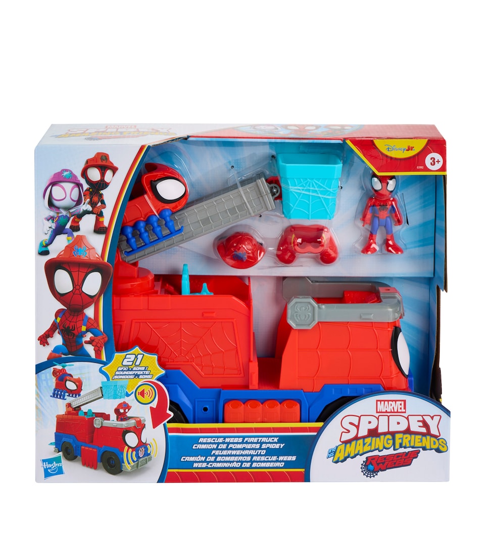 Marvel Spidey and his Amazing Friends Rescue-Webs Firetruck