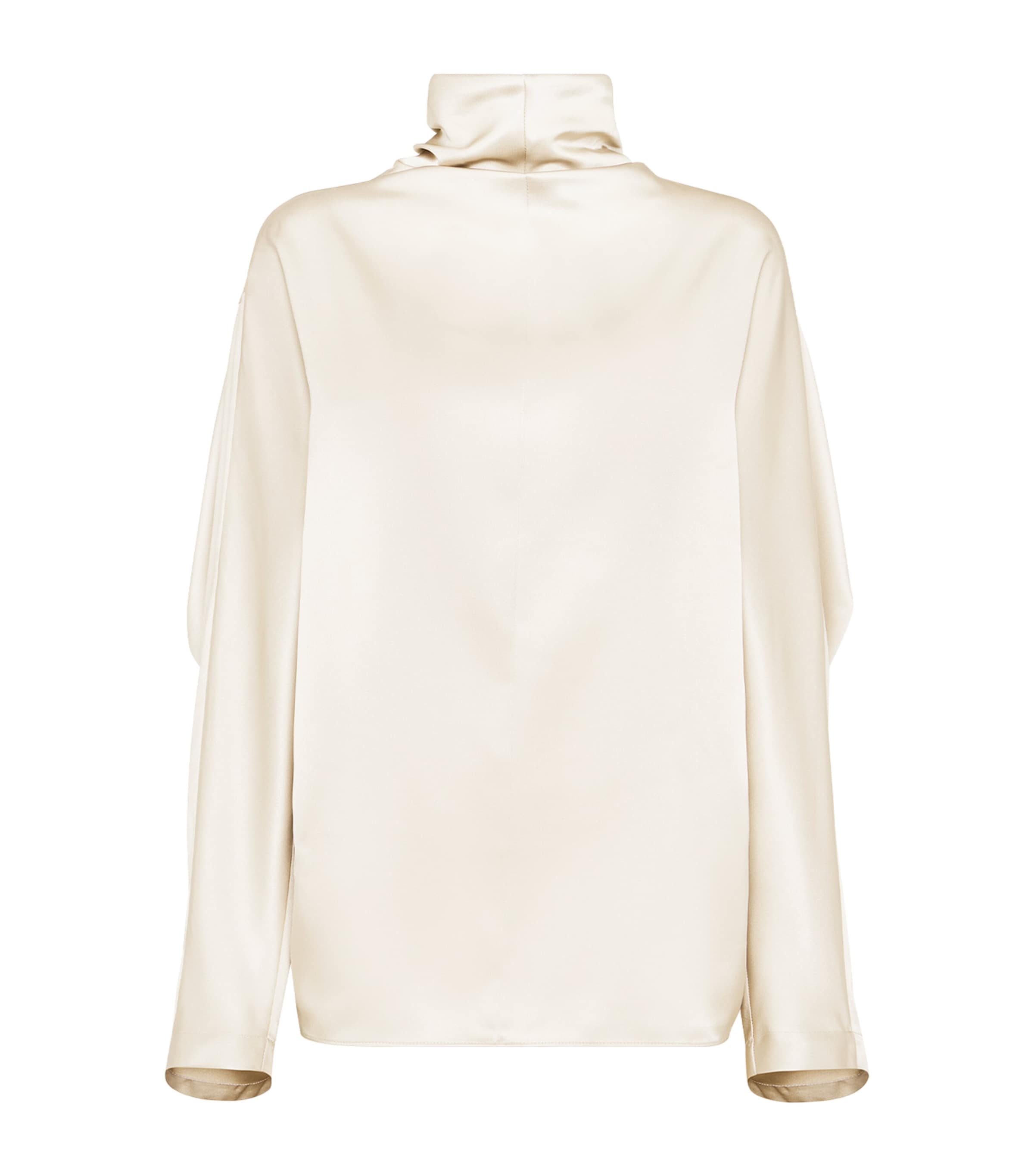 Silk Rollneck Blouse