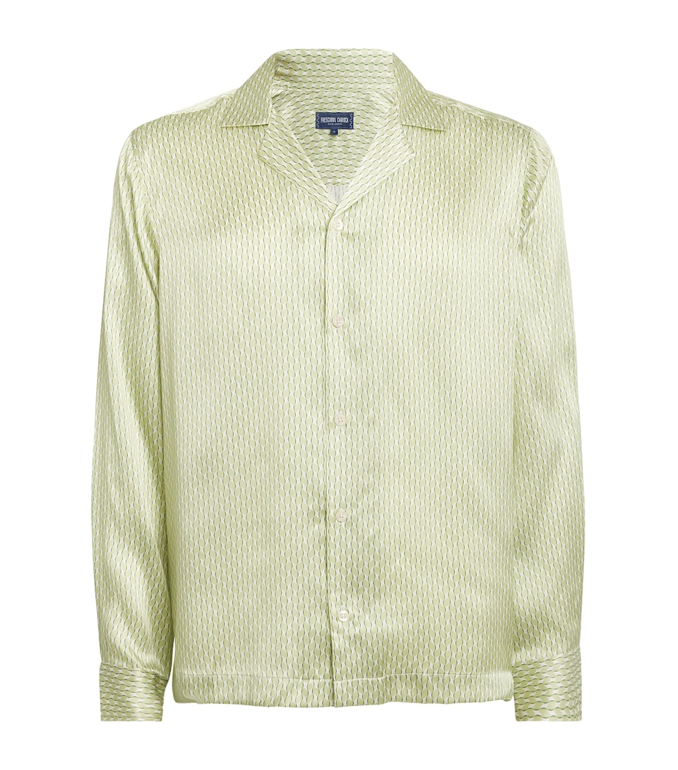 Silk Copa Print Safra Shirt