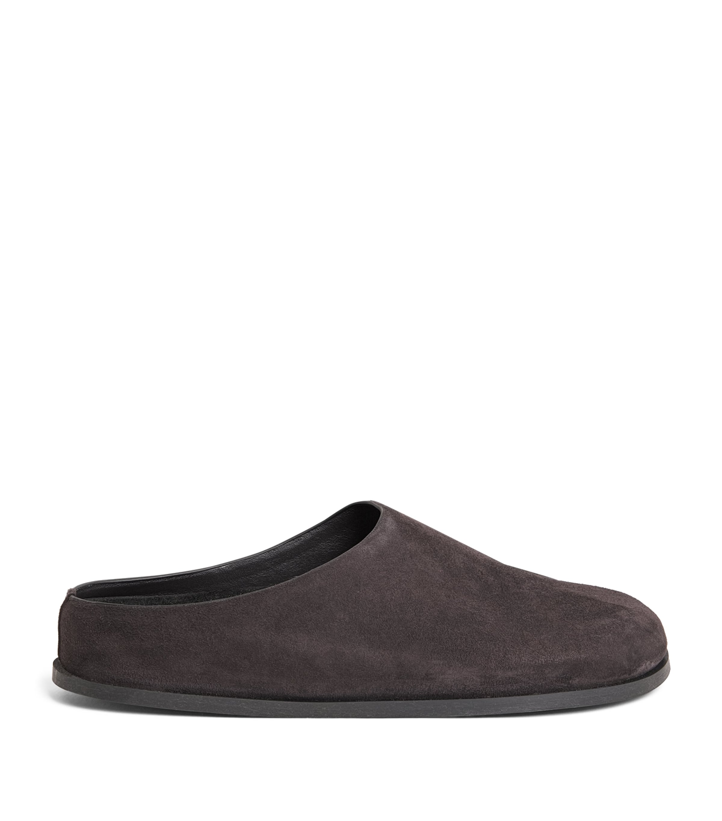 A.EMERY Suede Lou Clogs Black Berry Suede