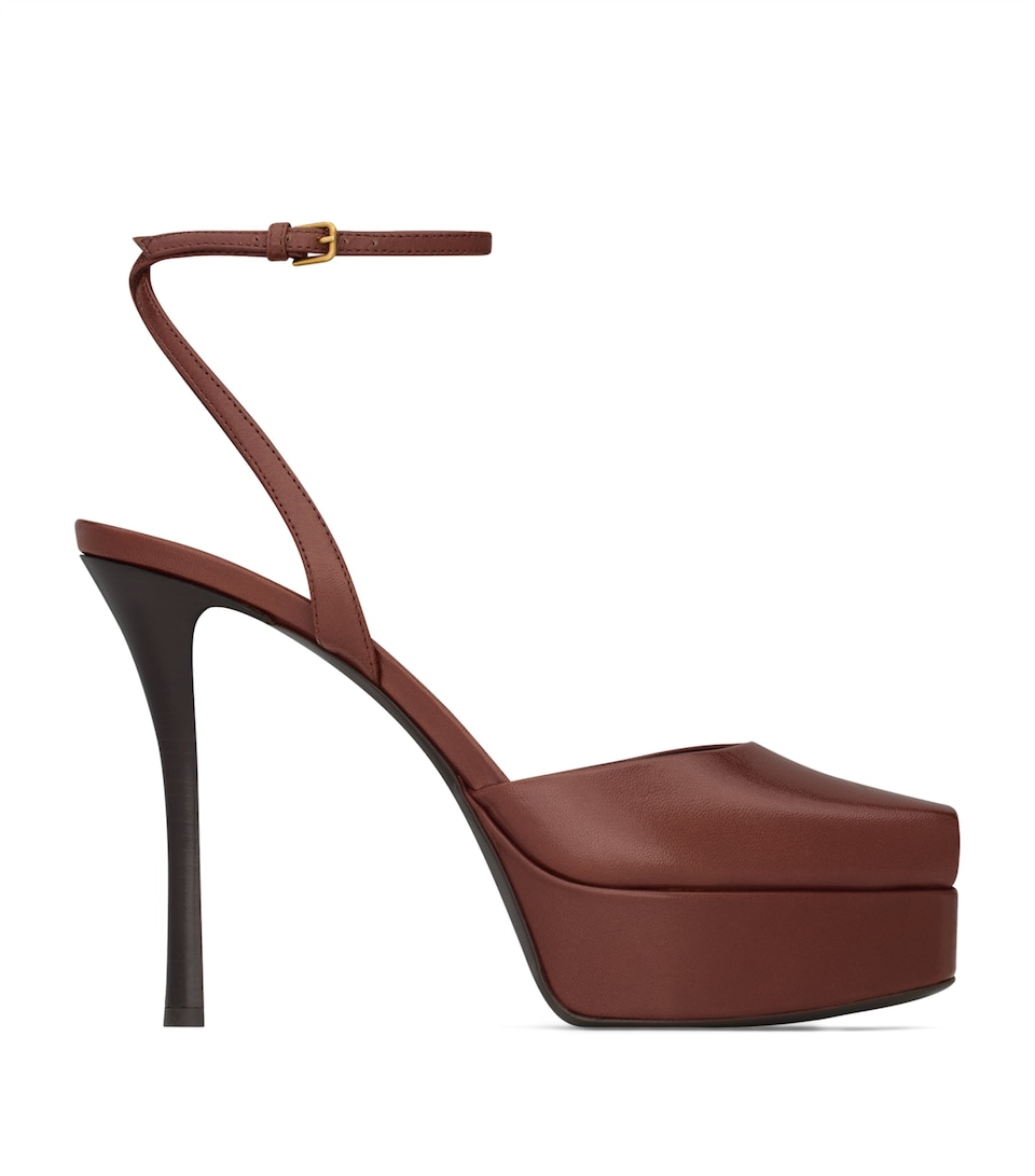 Leather La Scandale Platform Sandals 85