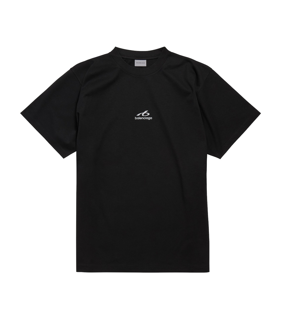 Balenciaga Mens Cotton Bodies Logo T-Shirt