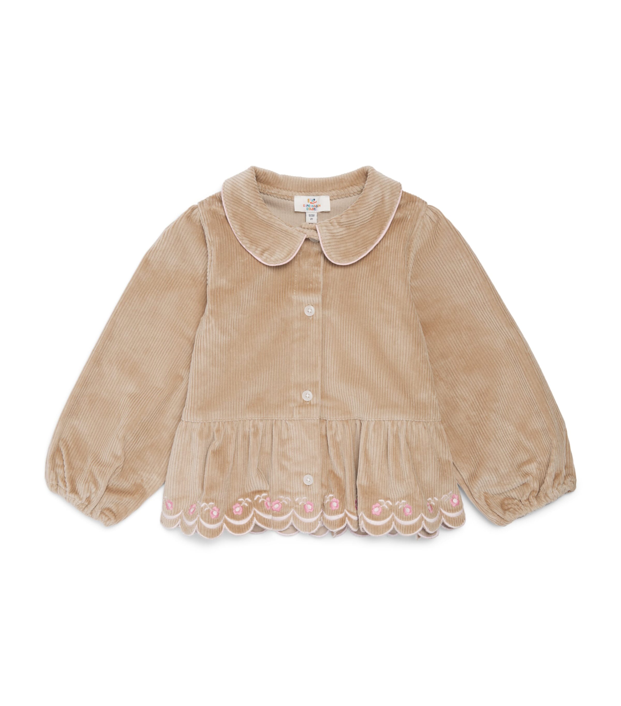 Copenhagen Colors Corduroy Blouse (24 months – 8 Years) Beige