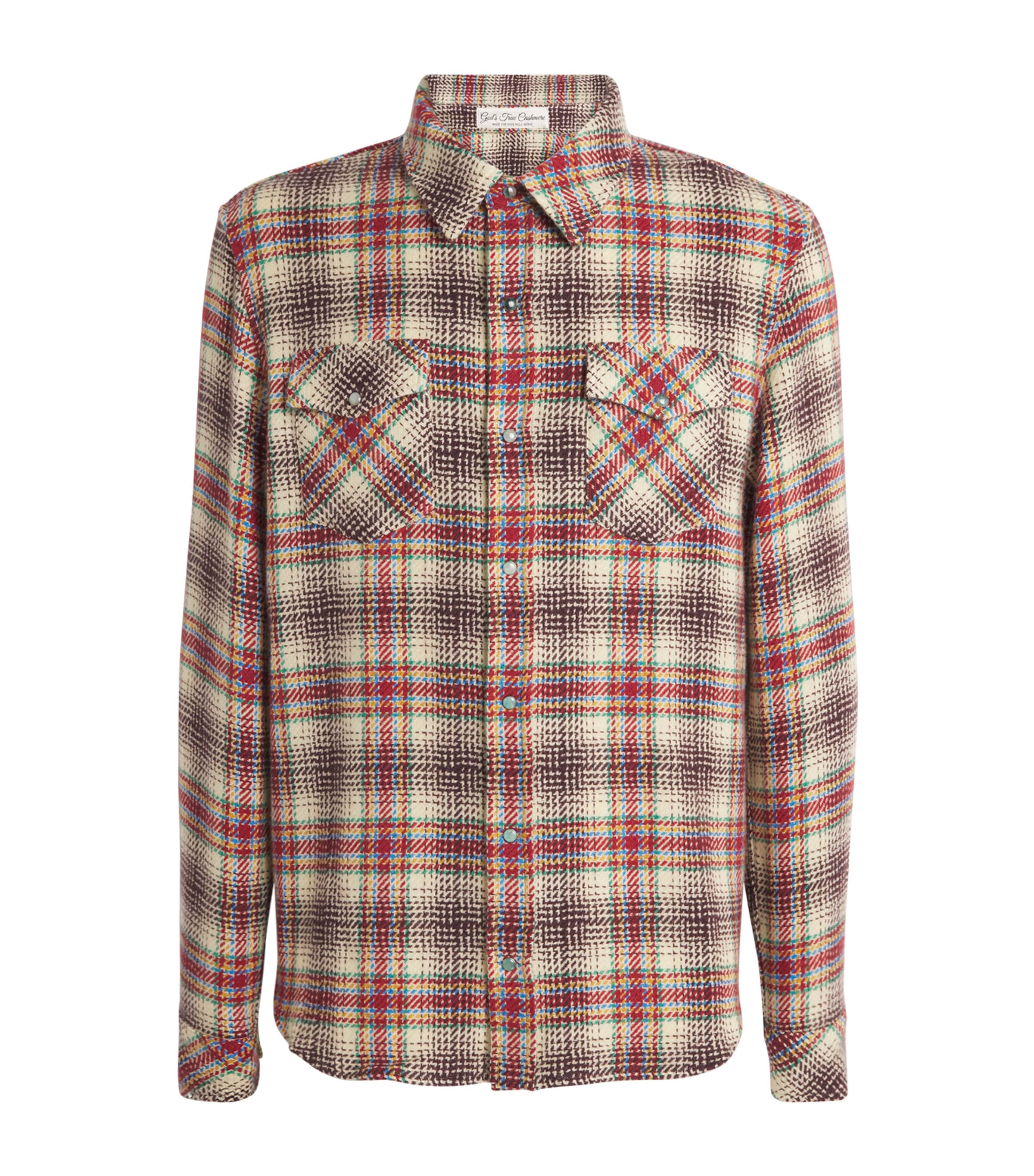 Cashmere Tartan Overshirt