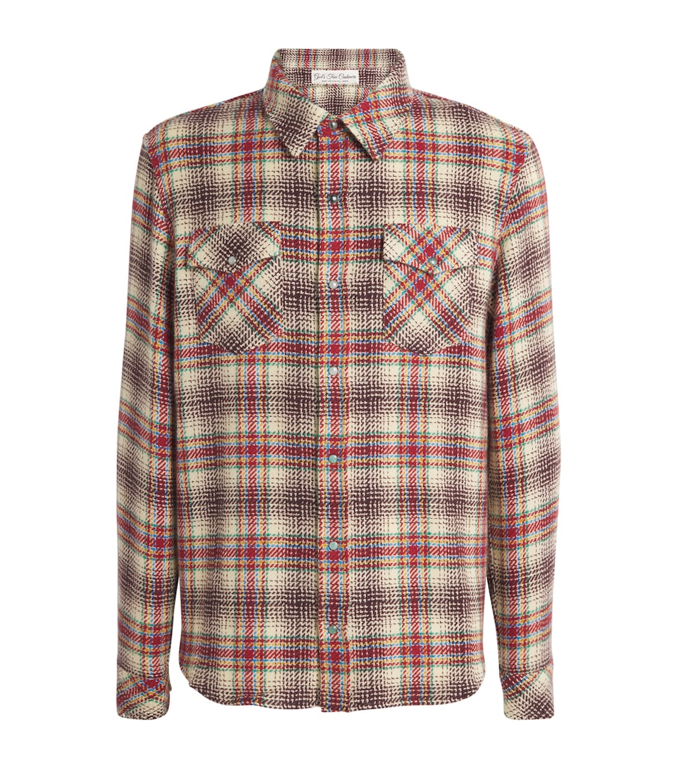 Cashmere Tartan Overshirt