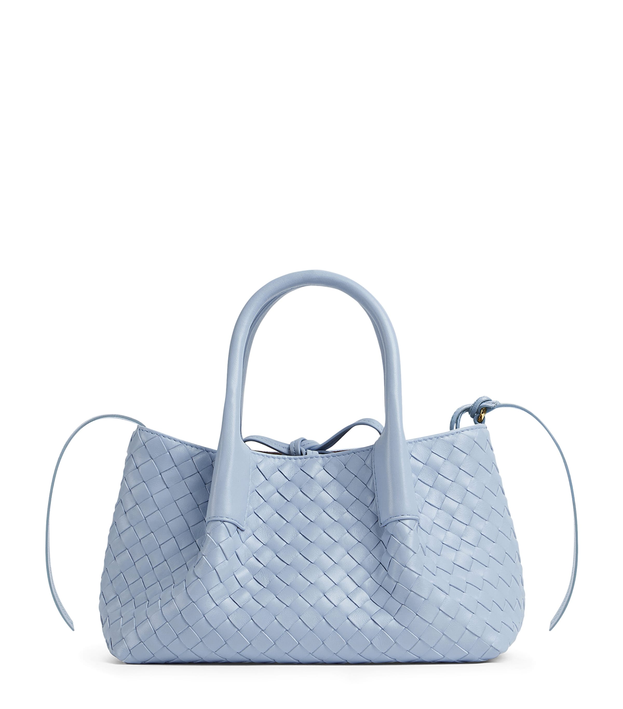 Small Leather Intrecciato Pinacoteca Tote Bag