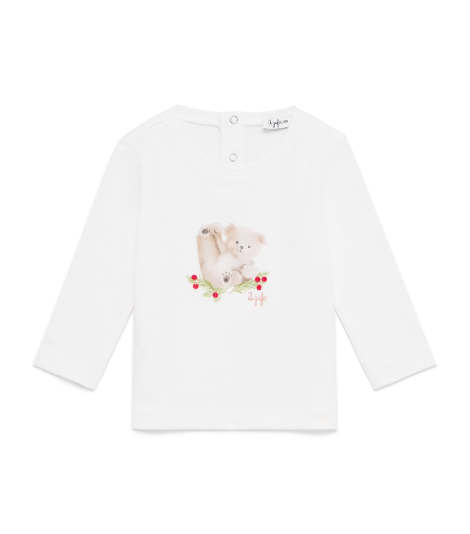 Cotton Bear Long-Sleeve T-Shirt (6-36 Months)