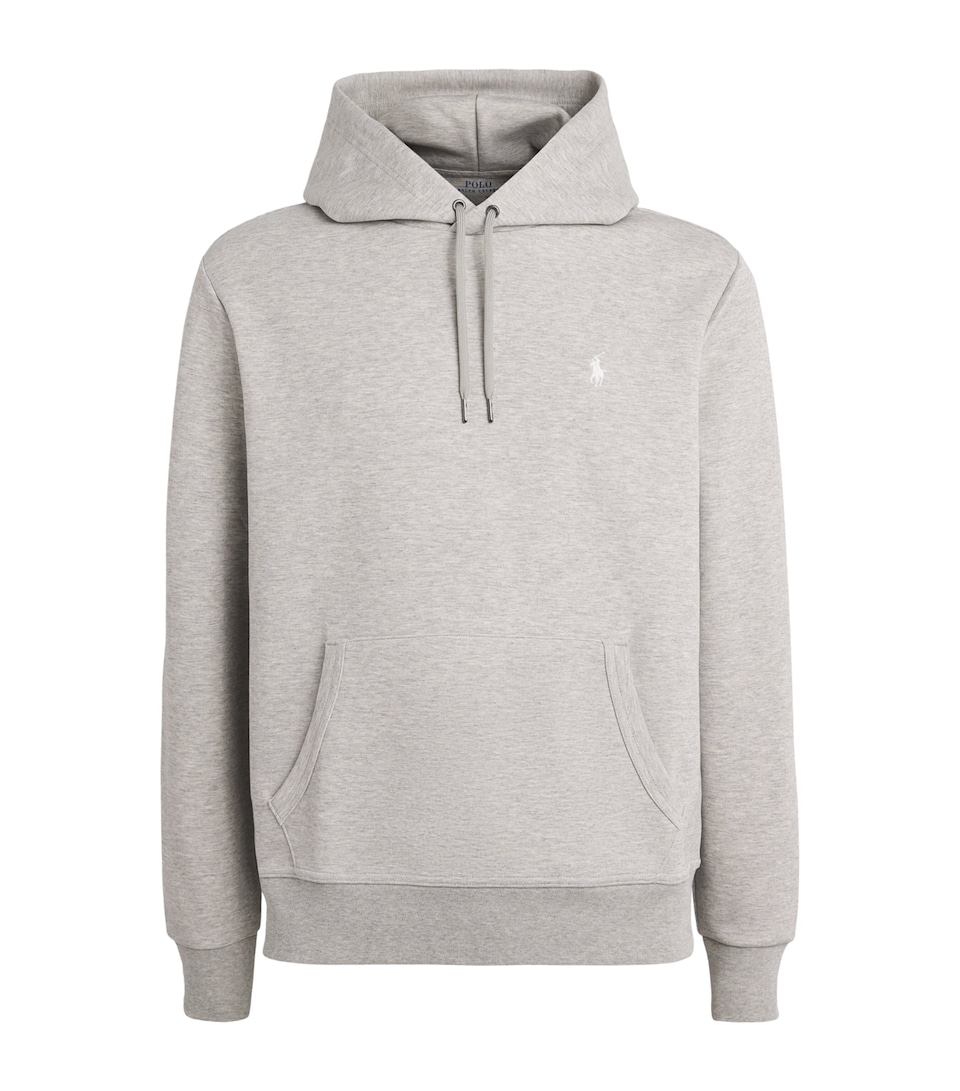Polo Ralph Lauren Mens Double-Knit Logo Hoodie Drk Sprt