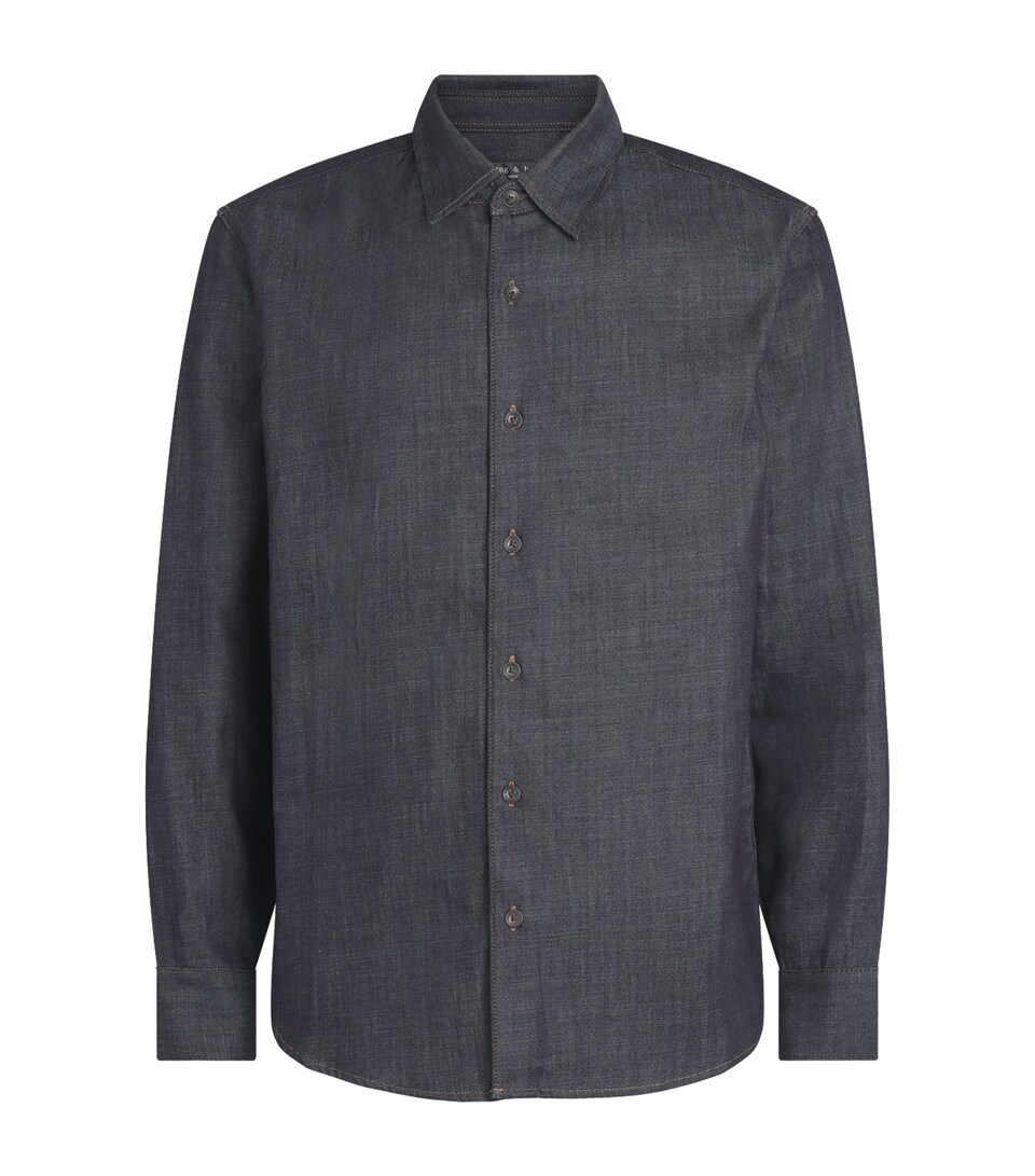 Rag & Bone Mens Denim Shirt Rbraw