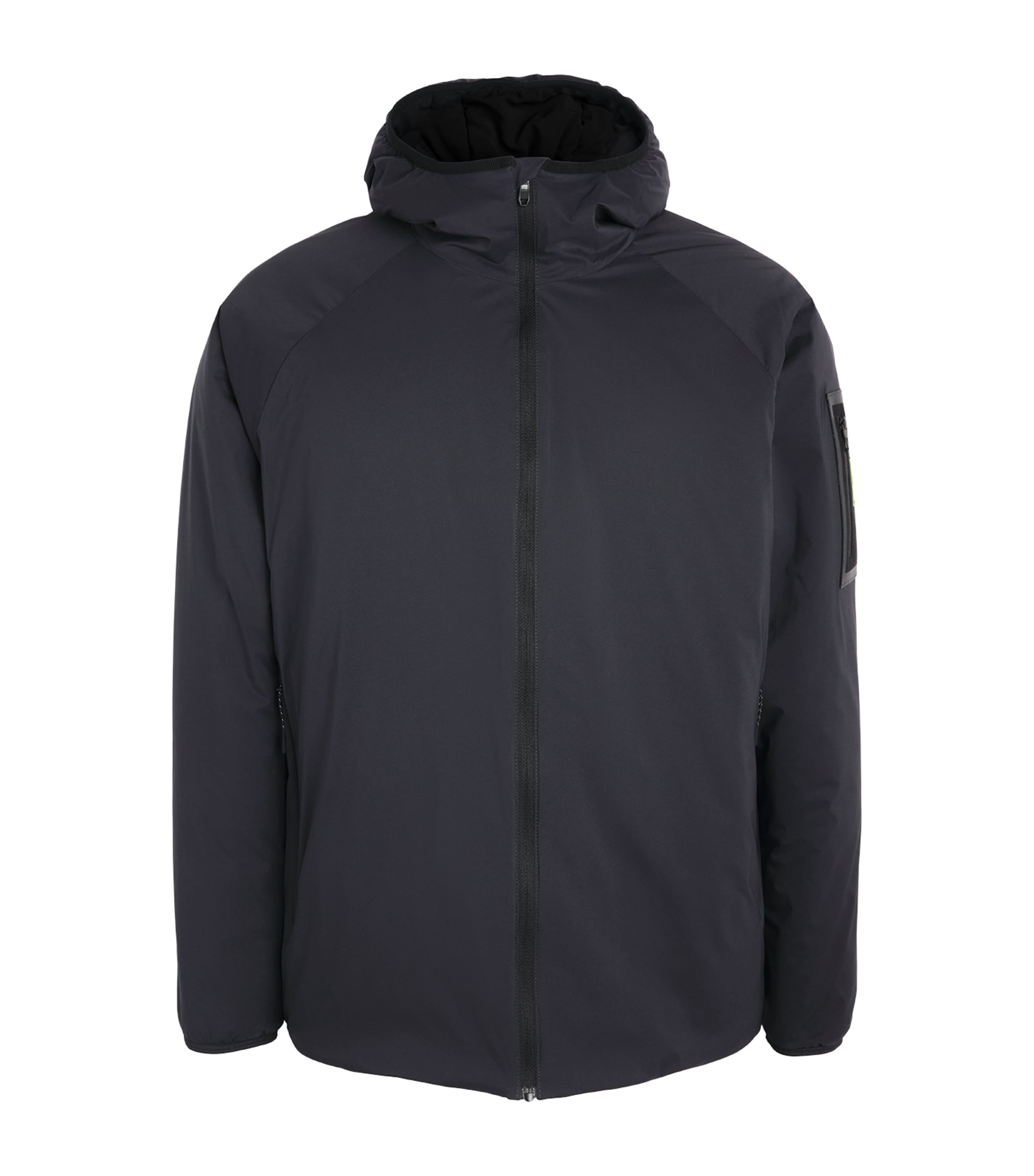 BOSS Mens Water-Repellent Padded Jacket Dark