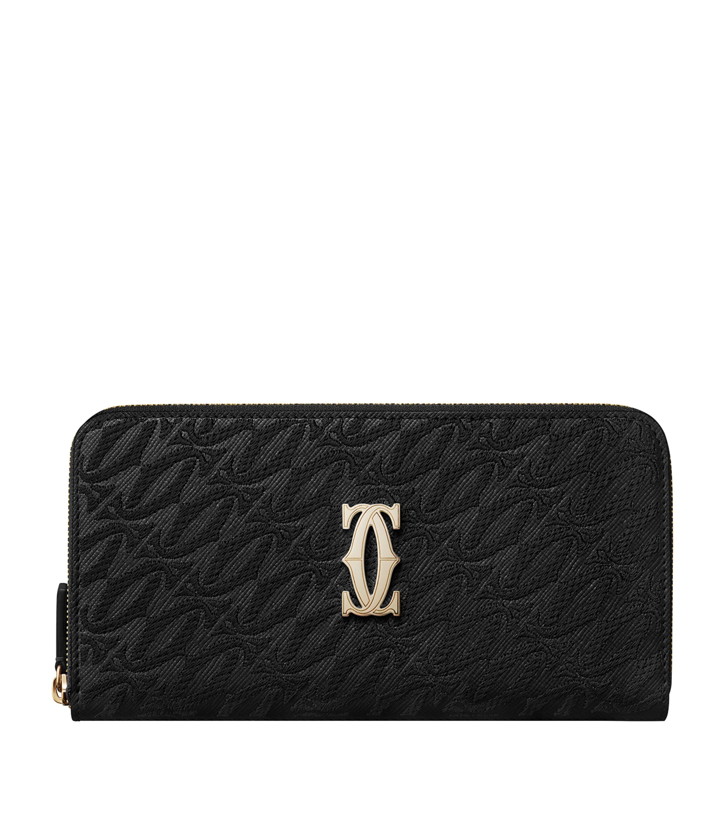 Cartier Leather C de Cartier International Zipped Wallet