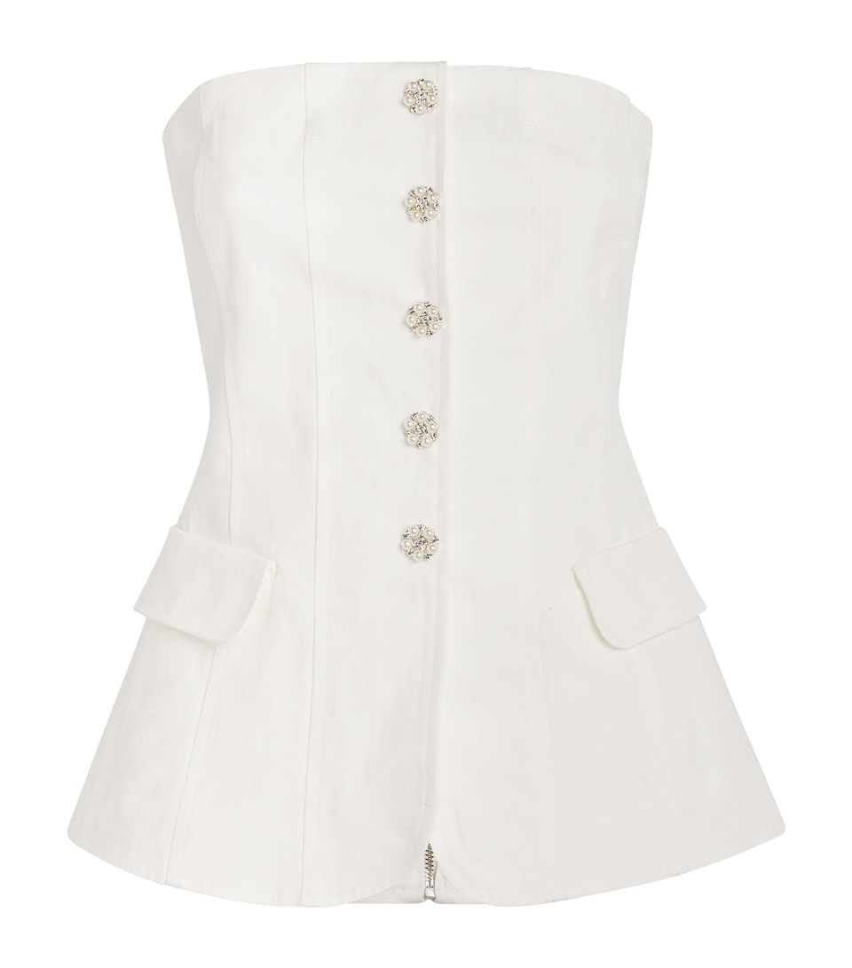 Off-The-Shoulder Bustier Top