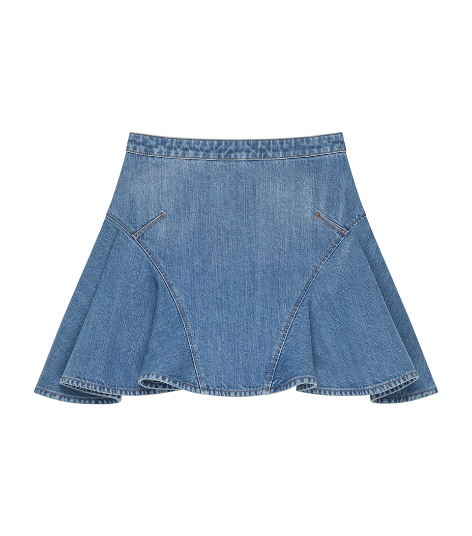 Denim Mini Skirt