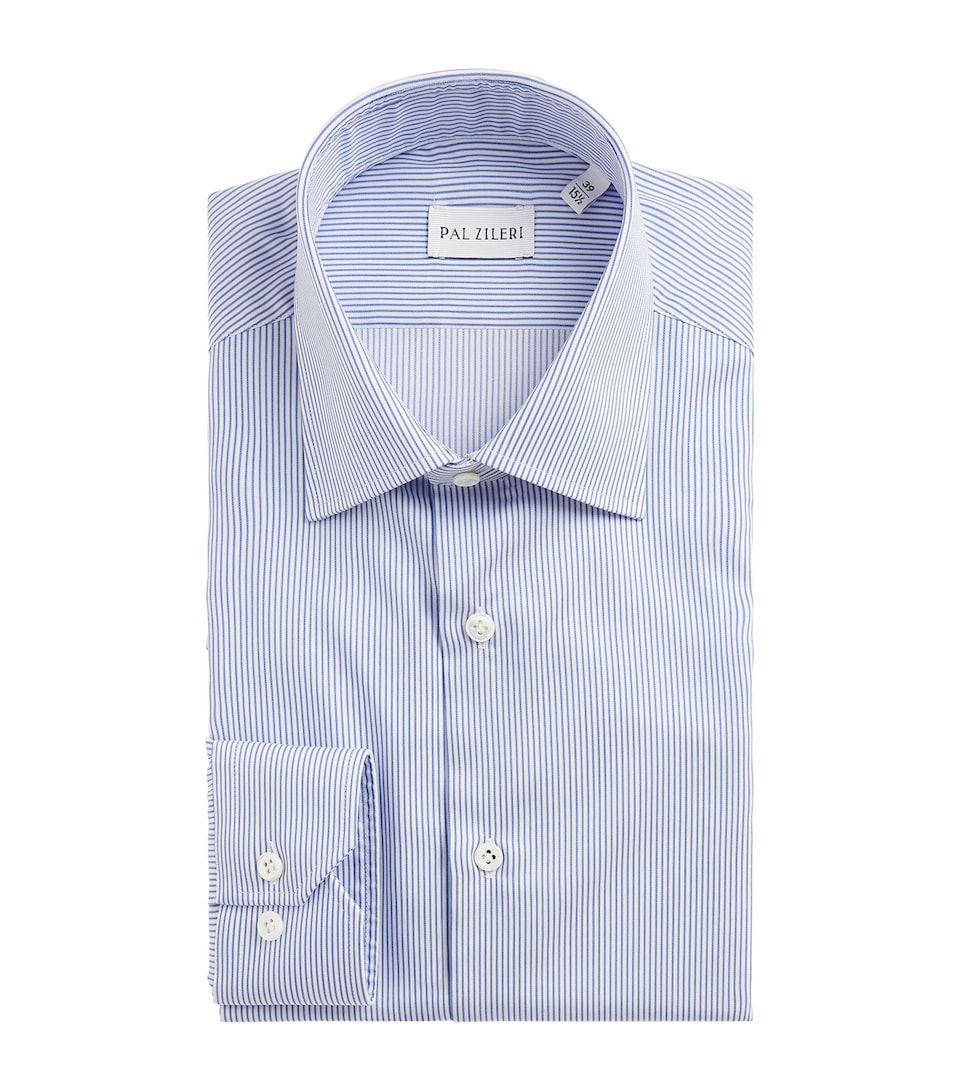 Pal Zileri Mens Cotton Stripe Shirt