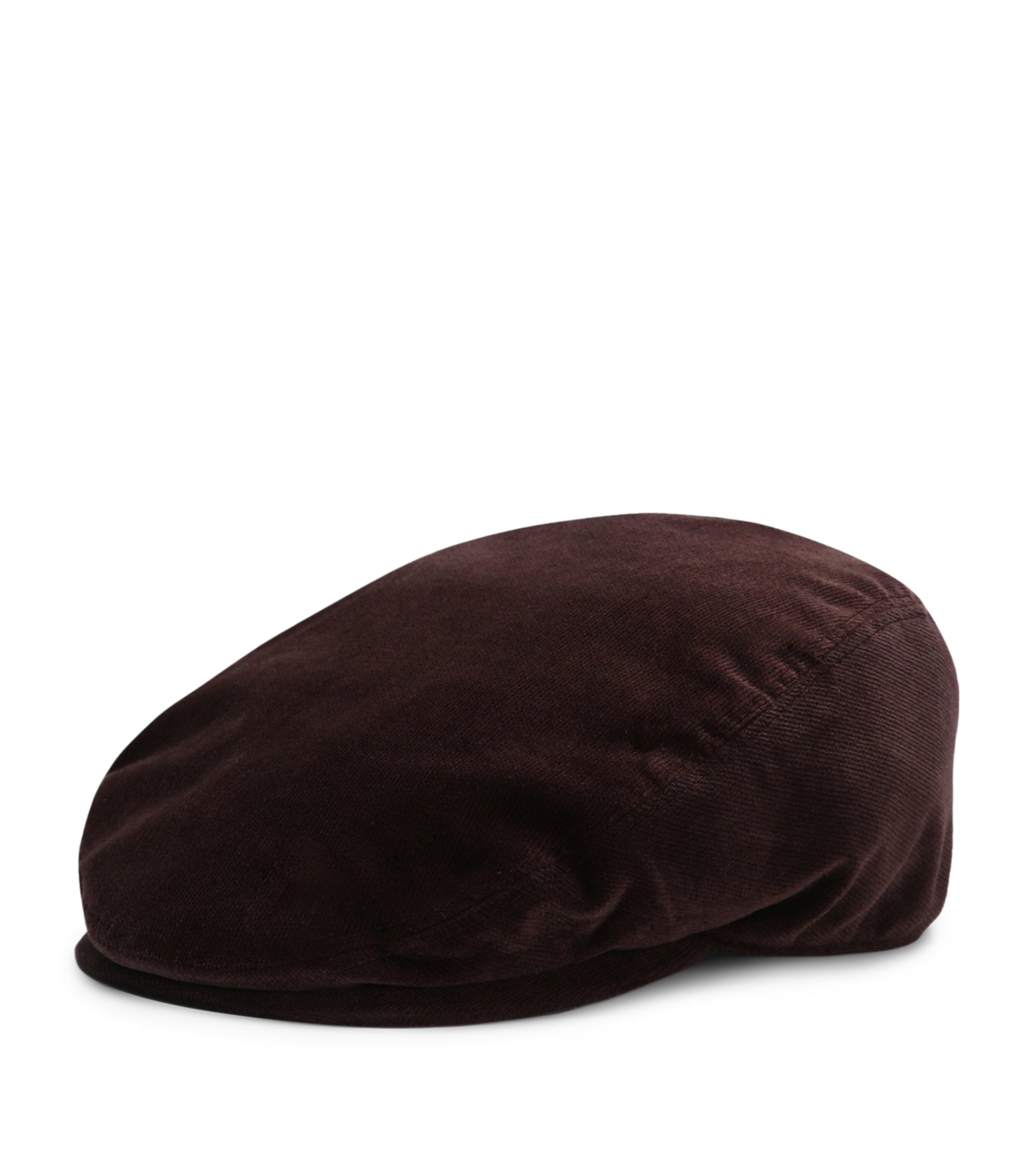 Cotton-Cashmere Flat Cap