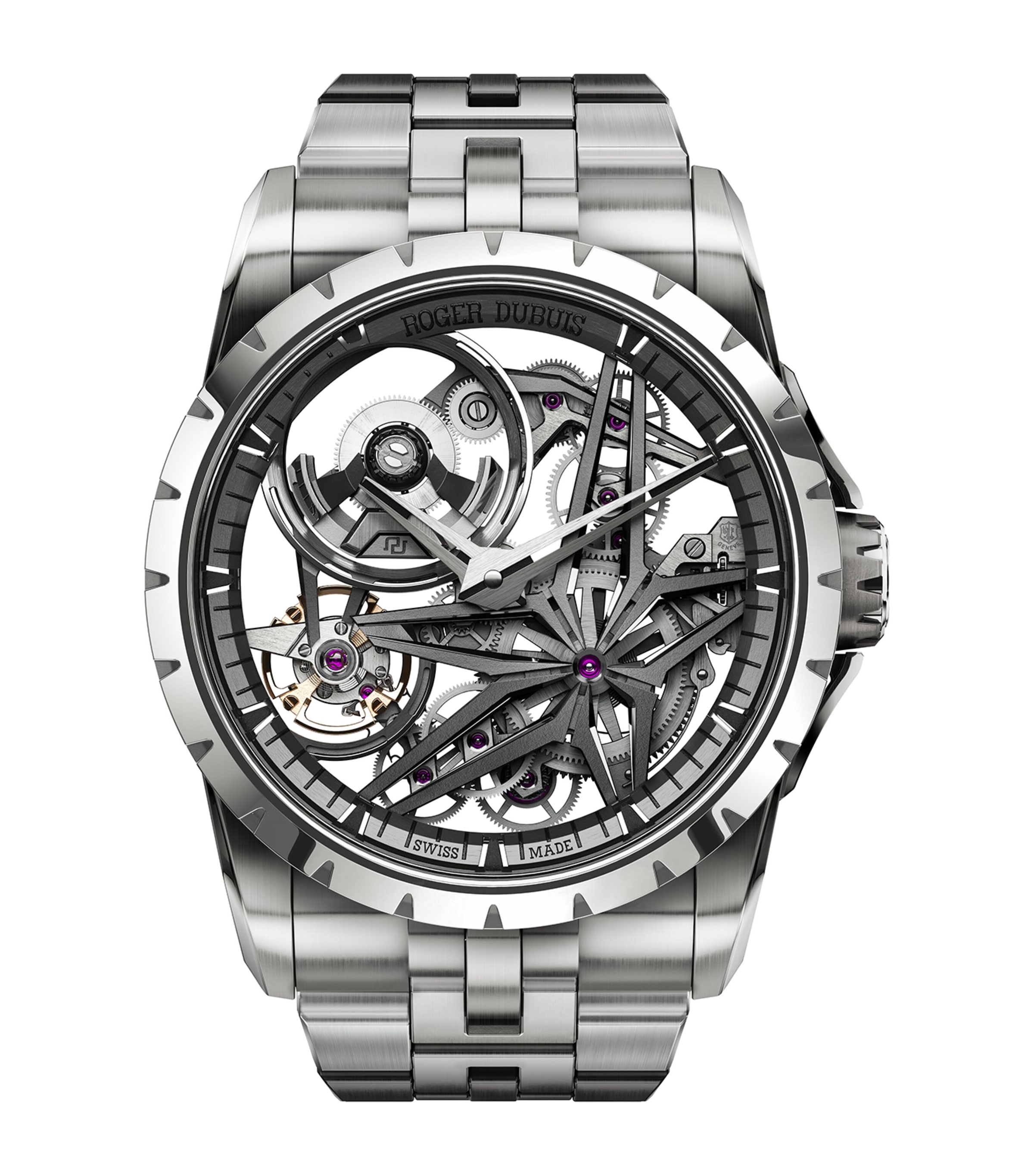 Roger Dubuis Titanium Excalibur Monobalancier Watch 42mm Grey