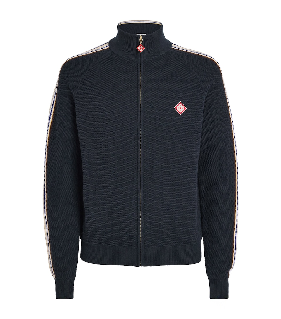 Casablanca Mens Café Culture Track Jacket Navy