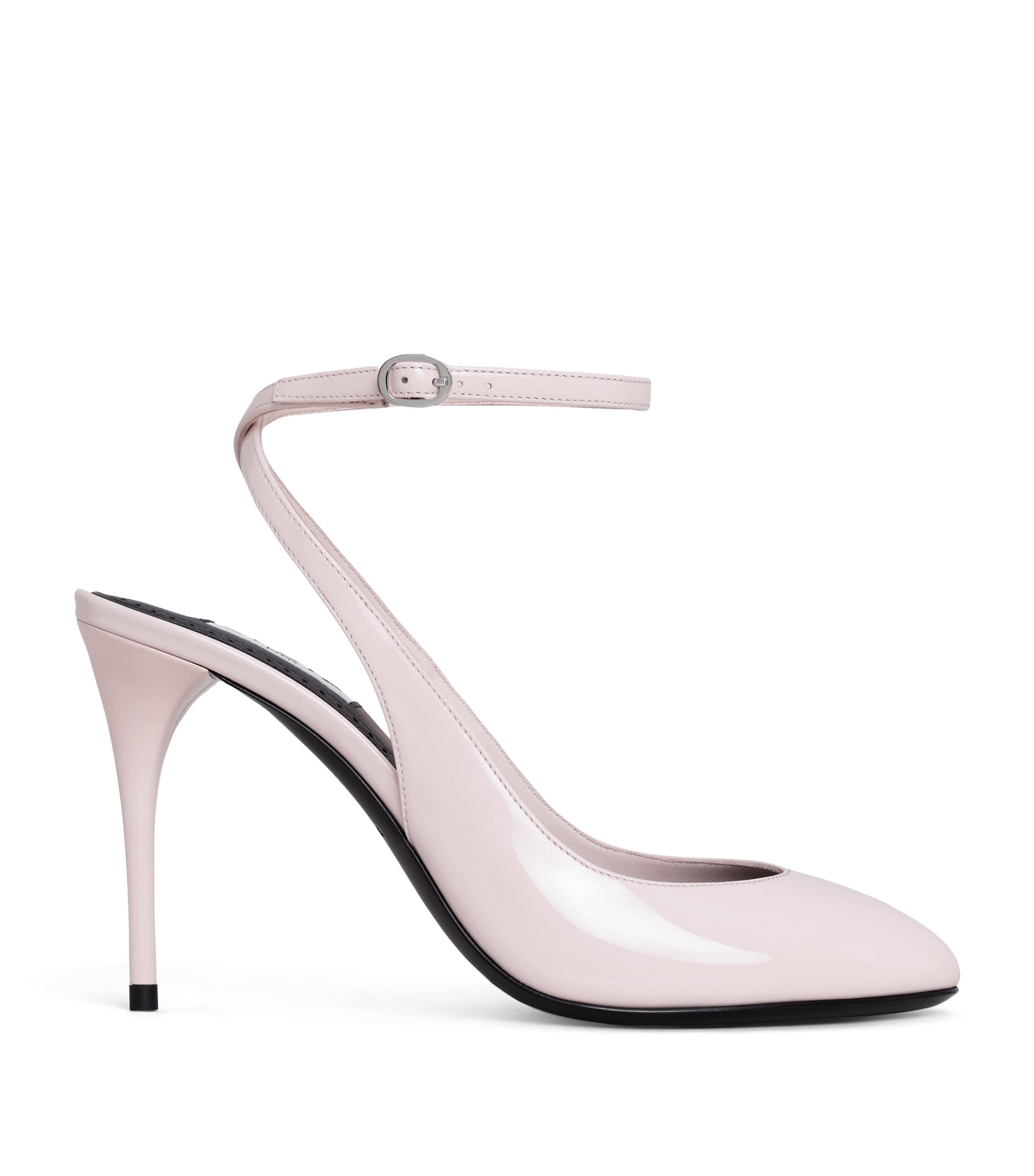 Patent Leather Slingback Pumps 90